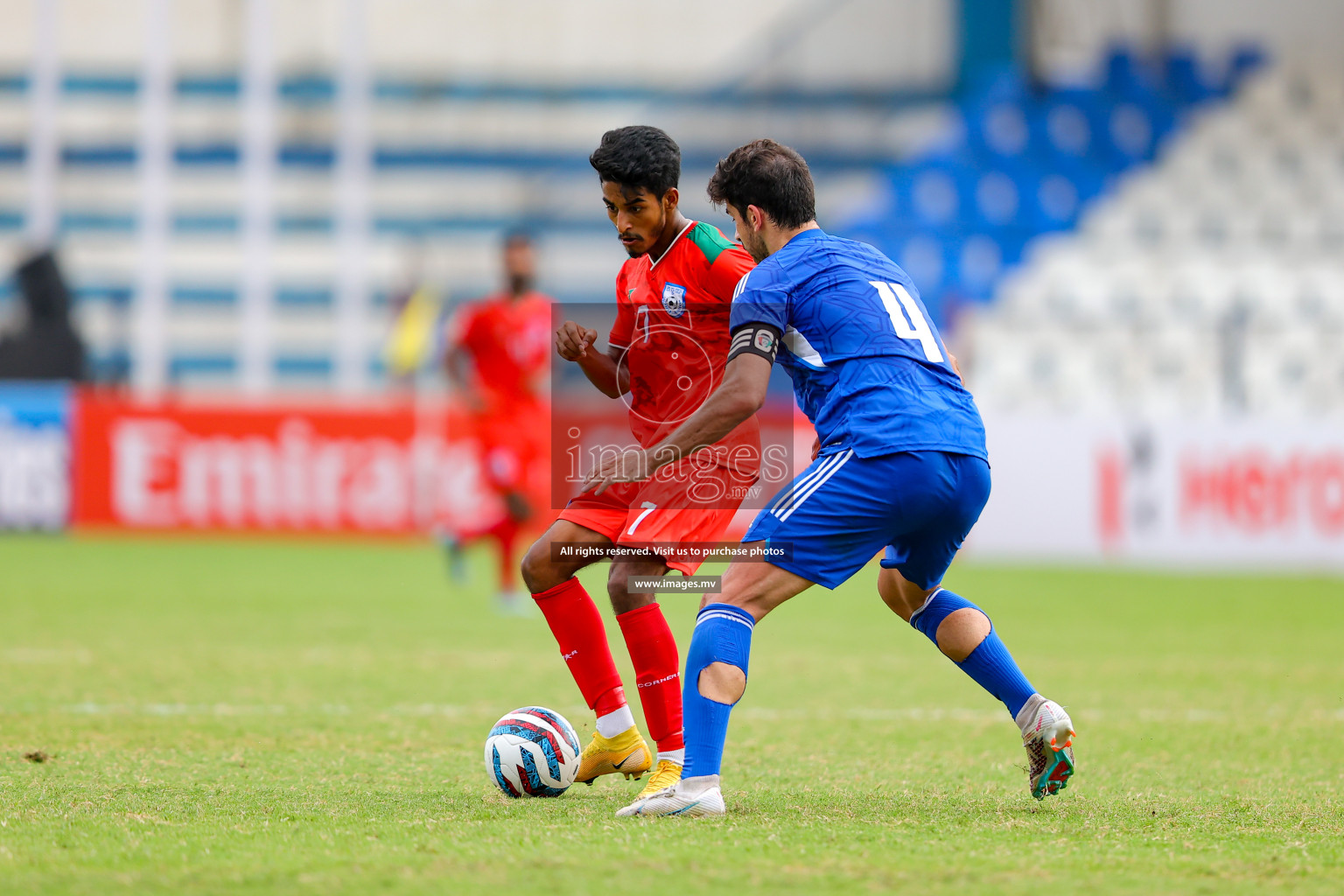 Kuwait vs Bangladesh in the Semi-final of SAFF Championship 2023 held in Sree Kanteerava Stadium, Bengaluru, India, on Saturday, 1st July 2023. Photos: Nausham Waheed, Hassan Simah / images.mv