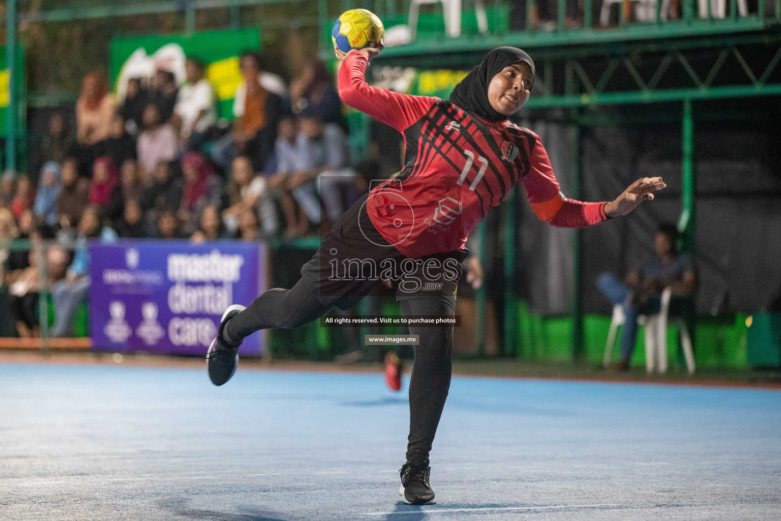 Day 9 of 6th MILO Handball Maldives Championship 2023, held in Handball ground, Male', Maldives on 28th May 2023 Photos: Nausham Waheed/ Images.mv