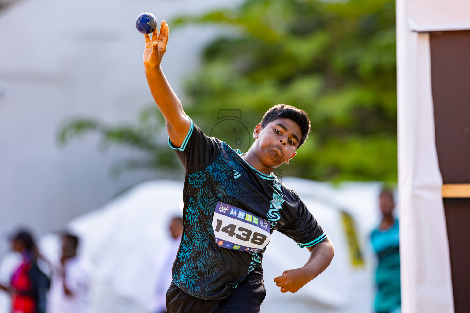 Day 4 of MWSC Interschool Athletics Championships 2024 held in Hulhumale Running Track, Hulhumale, Maldives on Tuesday, 12th November 2024. Photos by: Nausham Waheed / Images.mv