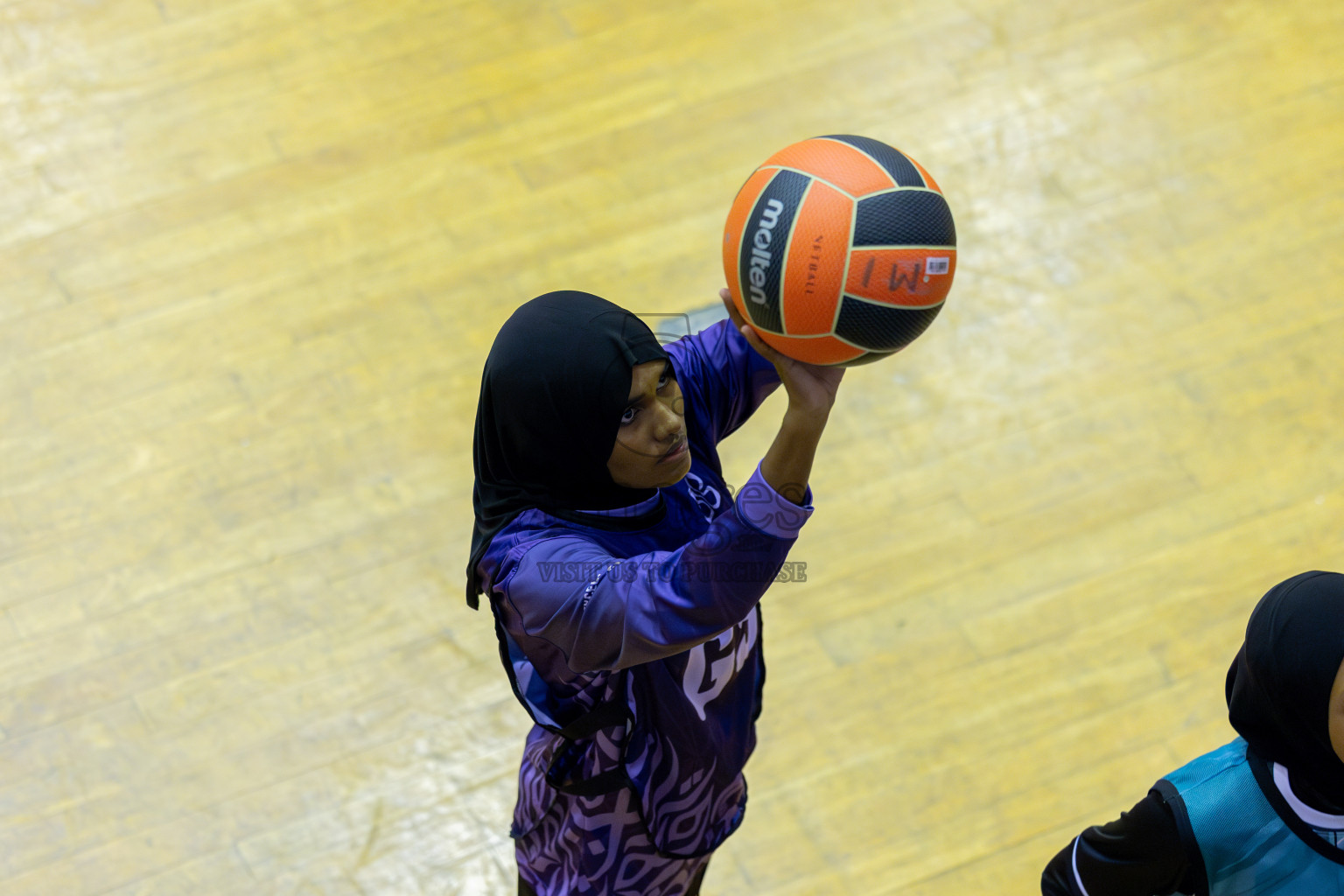 Day 13 of 25th Inter-School Netball Tournament was held in Social Center at Male', Maldives on Saturday, 24th August 2024. Photos: Mohamed Mahfooz Moosa / images.mv