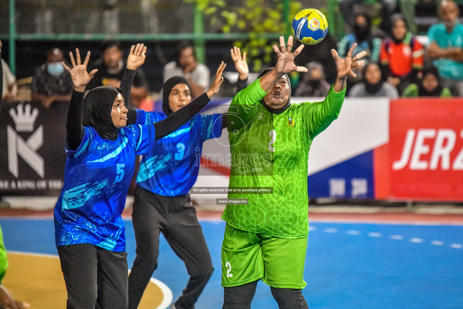 Day 9 of Milo 6th Inter Office Handball Tournament 2022 - Photos by Nausham Waheed