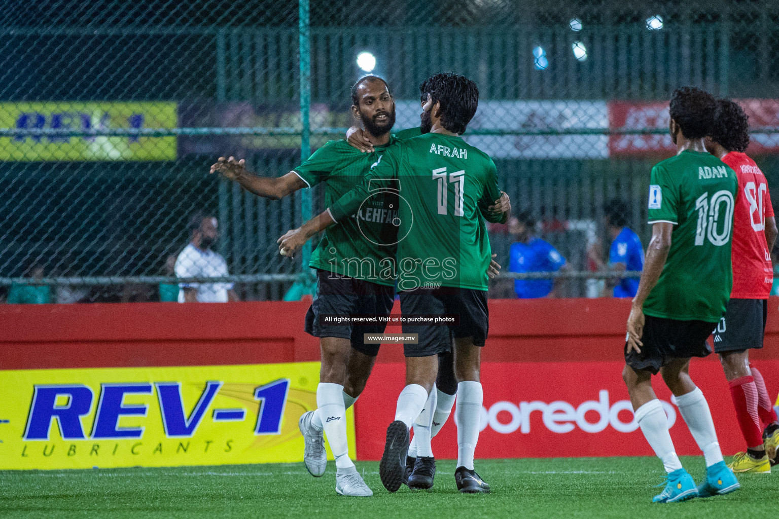 Sh. Kanditheemu vs Sh. Bilehfahi in Day 2 of Golden Futsal Challenge 2023 on 06 February 2023 in Hulhumale, Male, Maldives