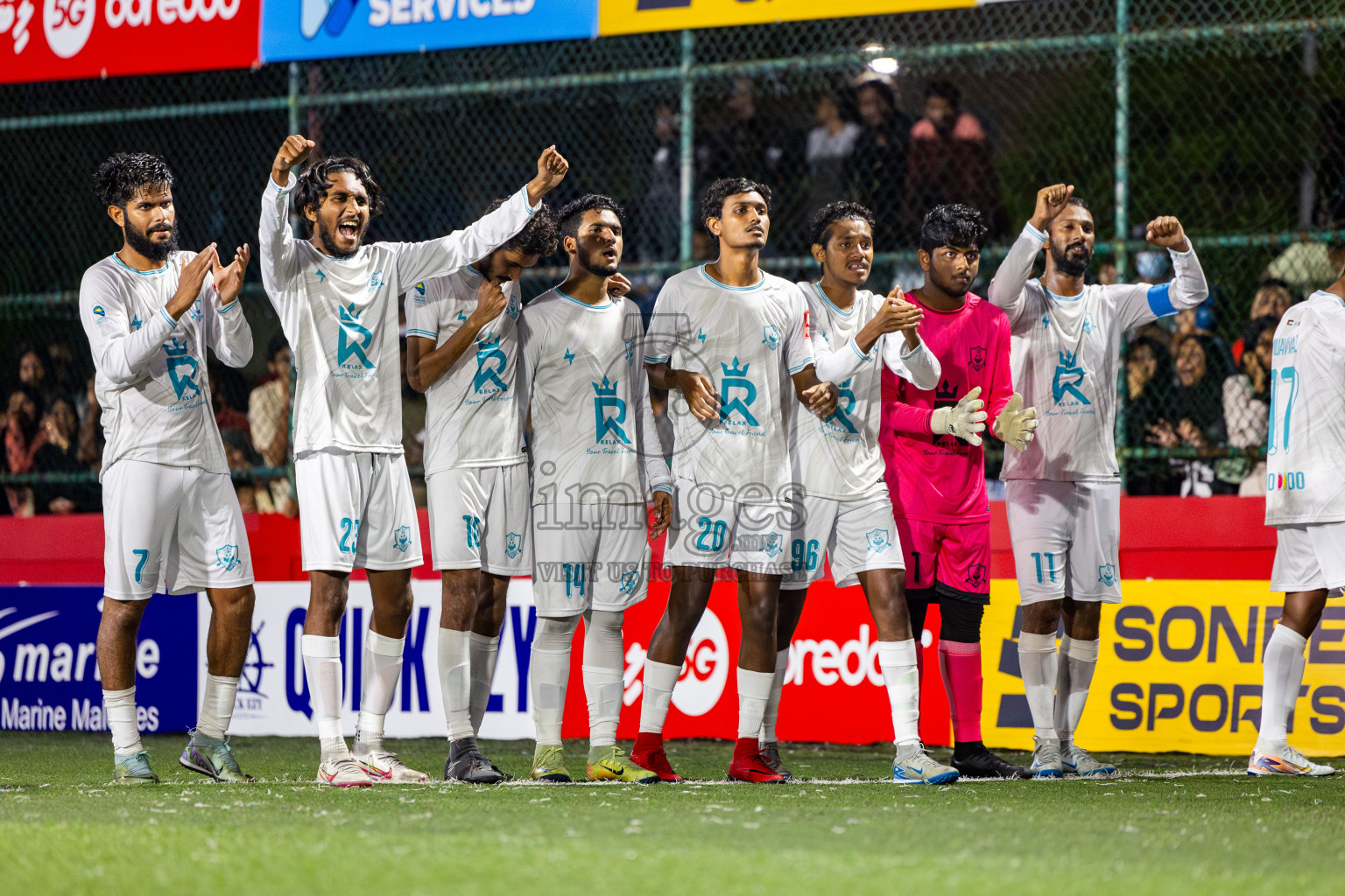 AA Bodufolhudhoo vs AA Thoddoo in Day 15 of Golden Futsal Challenge 2025 was held on Sunday, 19th January 2025, in Hulhumale', Maldives. Photos: Nausham Waheed / images.mv