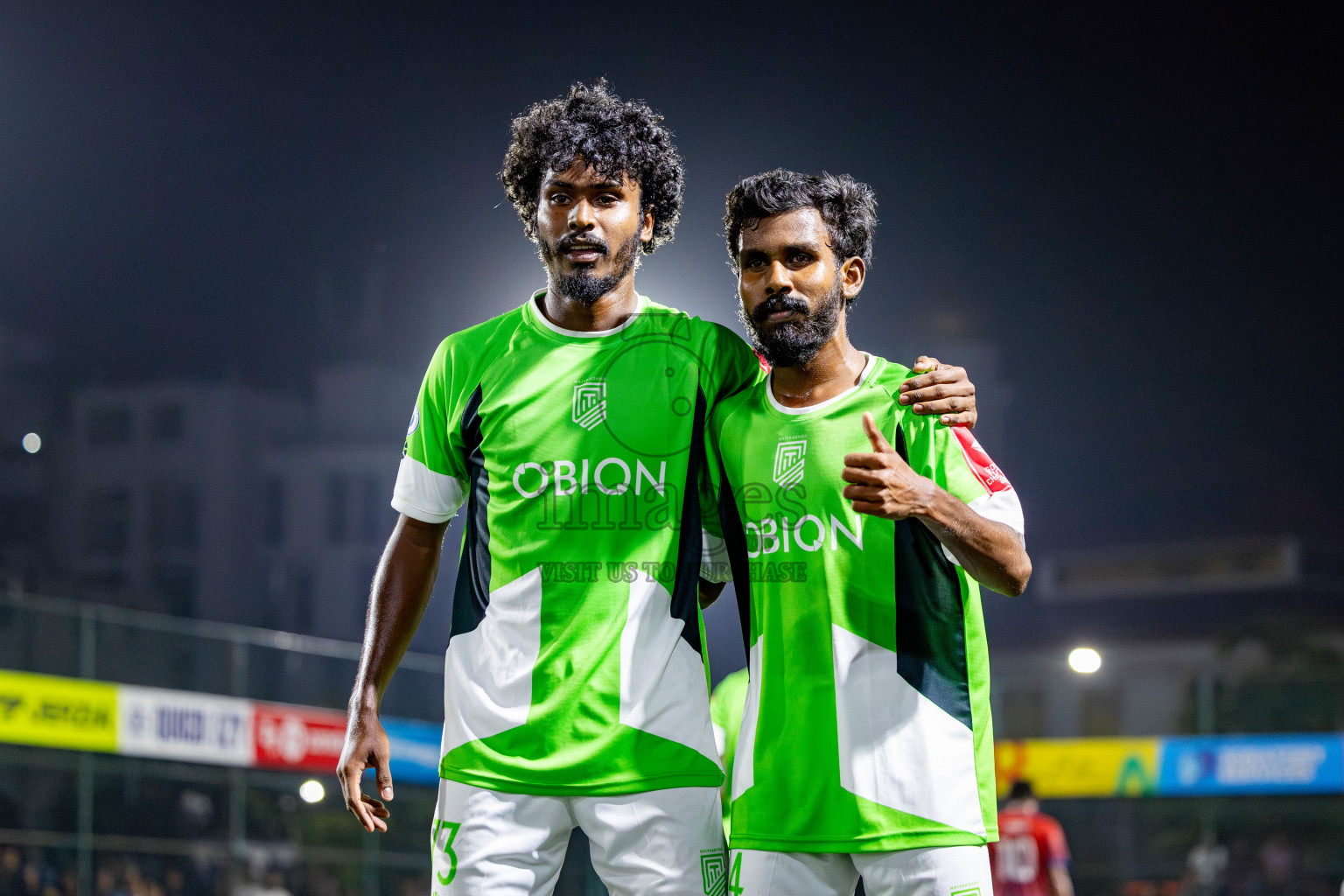 HDh Naivaadhoo vs HDh Nellaidhoo in Day 13 of Golden Futsal Challenge 2025 was held on Friday, 17th January 2025, in Hulhumale', Maldives. Photos: Nausham Waheed / images.mv