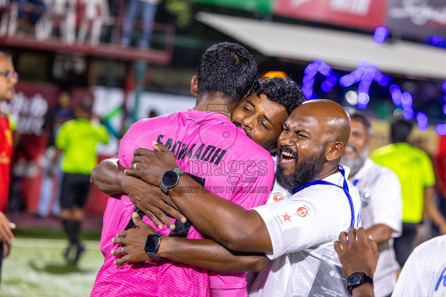 Maldivian vs STELCO in the Quarter Finals of Club Maldives Cup 2025 was held in Rehendhi Futsal Ground, Hulhumale', Maldives on Friday, 17th October 2025. Photos: Ismail Thoriq / images.mv