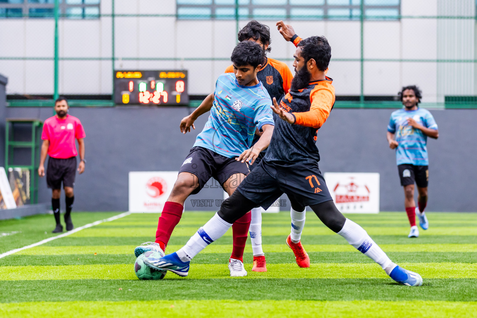 BG New Generation vs FC Calms in Day 14 of BG Futsal Challenge 2024 was held on Sunday, 25th March 2024, in Male', Maldives Photos: Nausham Waheed / images.mv