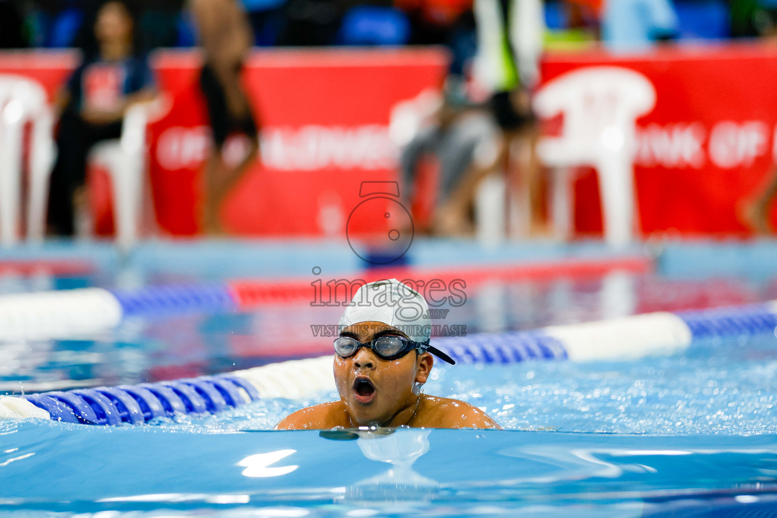 Day 1 of BML 6th National Kids Swimming Kids Festival 2025 held in Hulhumale', Maldives on Monday, 3rd November 2024. Photos: Hassan Simah / images.mv