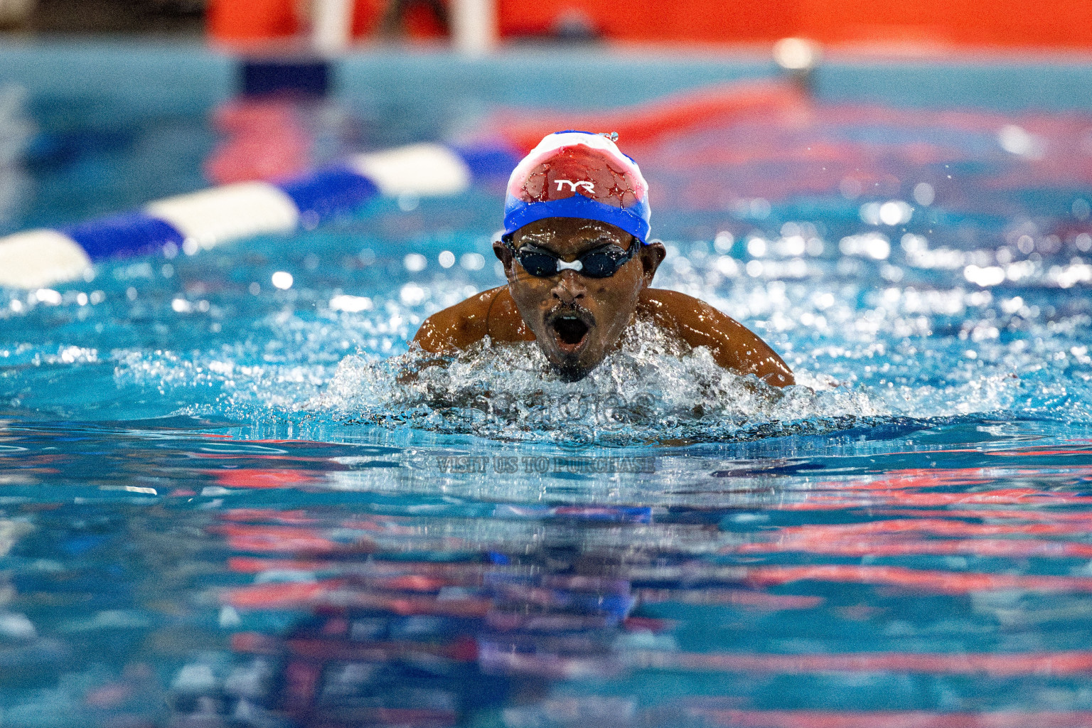 Day 5 of National Swimming Competition 2024 held in Hulhumale', Maldives on Tuesday, 17th December 2024. Photos: Hassan Simah / images.mv