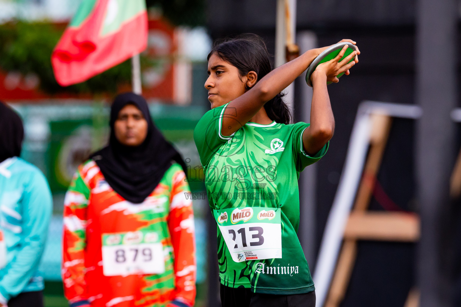 Day 6 of Inter-school Athletics Championship 2025 held in Ekuveni Synthetic Track, Male', Maldives on Sunday, 12th October 2025. Photos by: Nausham Waheed / Images.mv