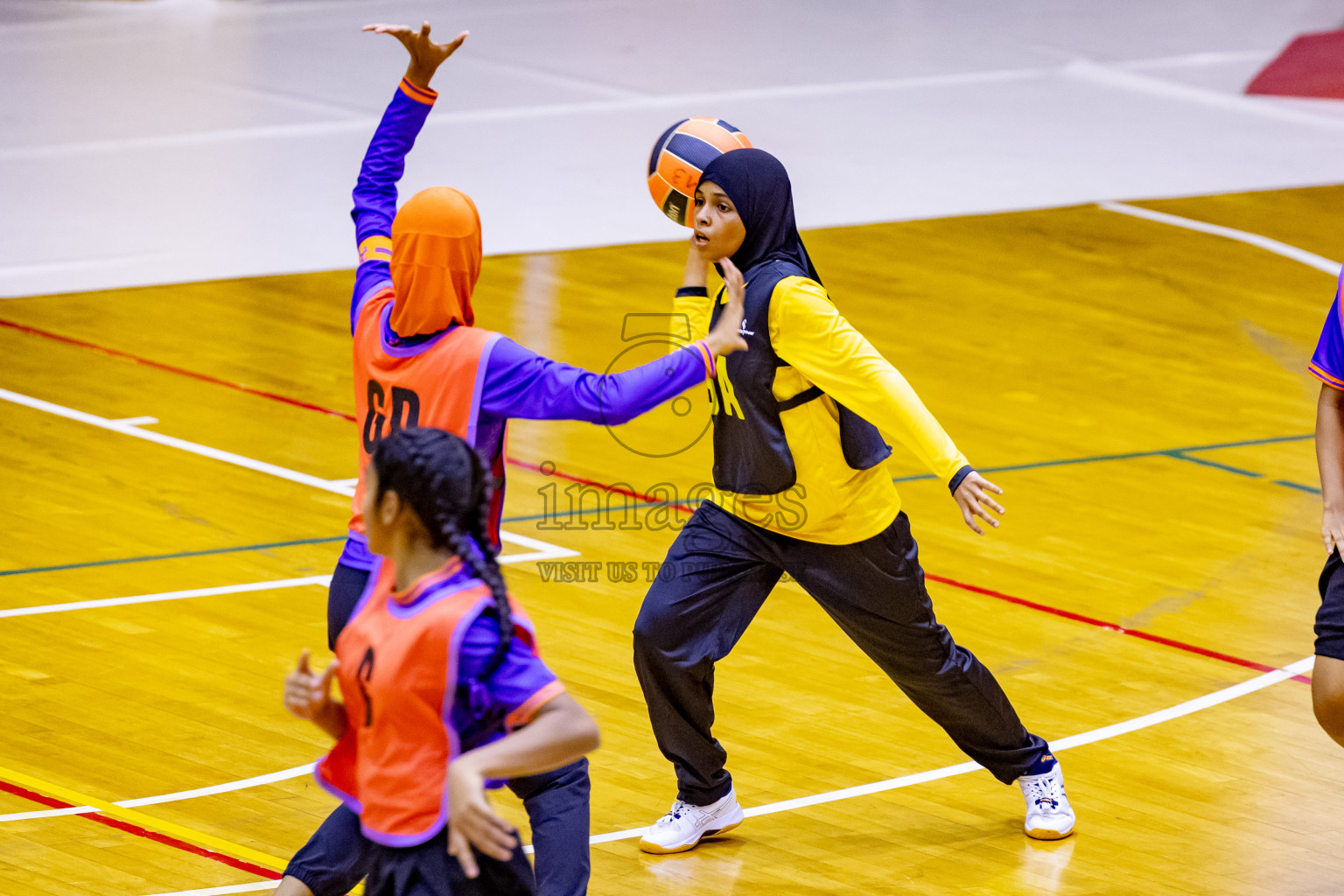 Day 7 of 25th Inter-School Netball Tournament was held in Social Center at Male', Maldives on Saturday, 17th August 2024. Photos: Nausham Waheed / images.mv