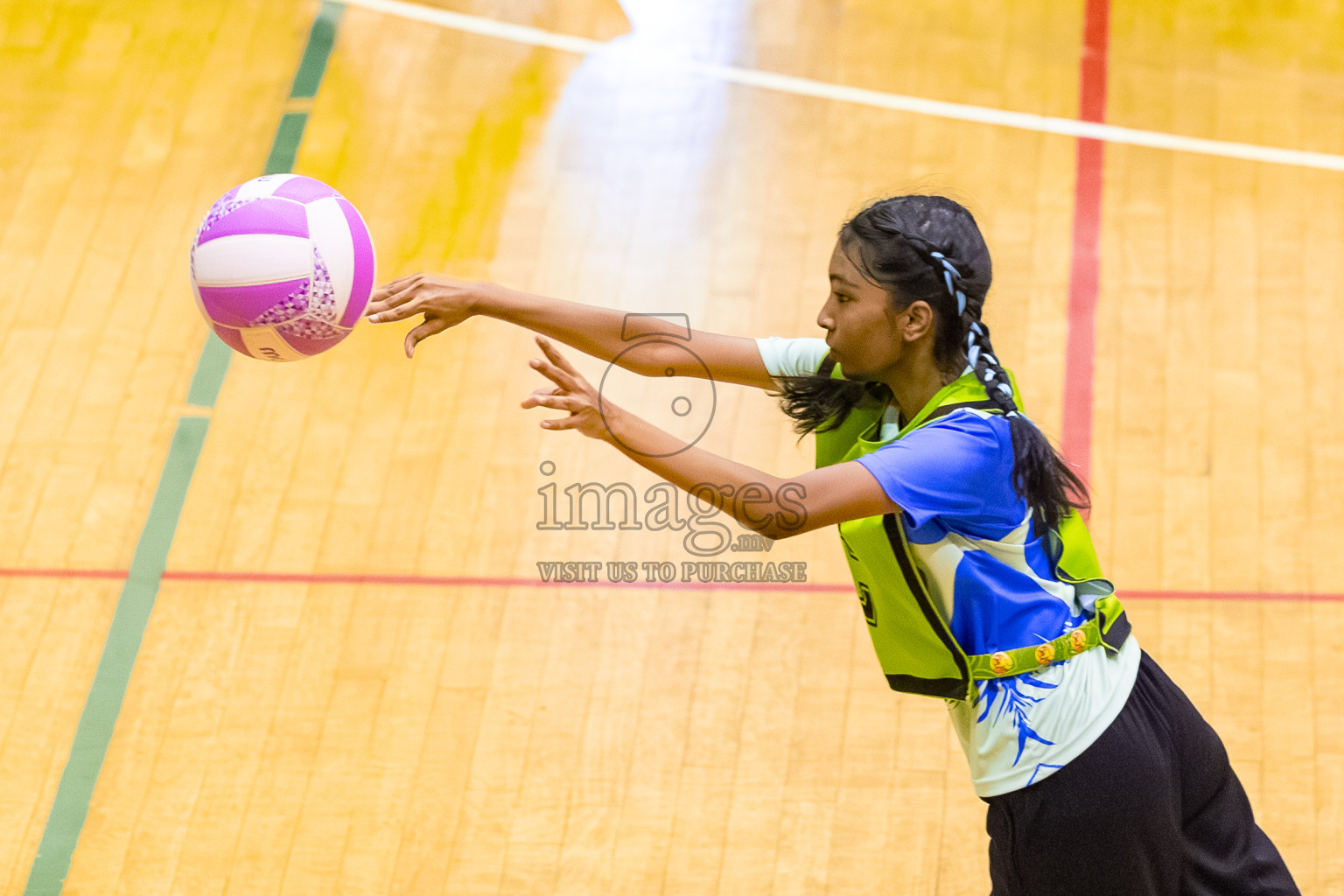 Day 8 of 24th Milo Netball Association Championship was held in Social Center at Male', Maldives on Monday, 8th September 2025. Photos: Mohamed Mahfooz Moosa / images.mv