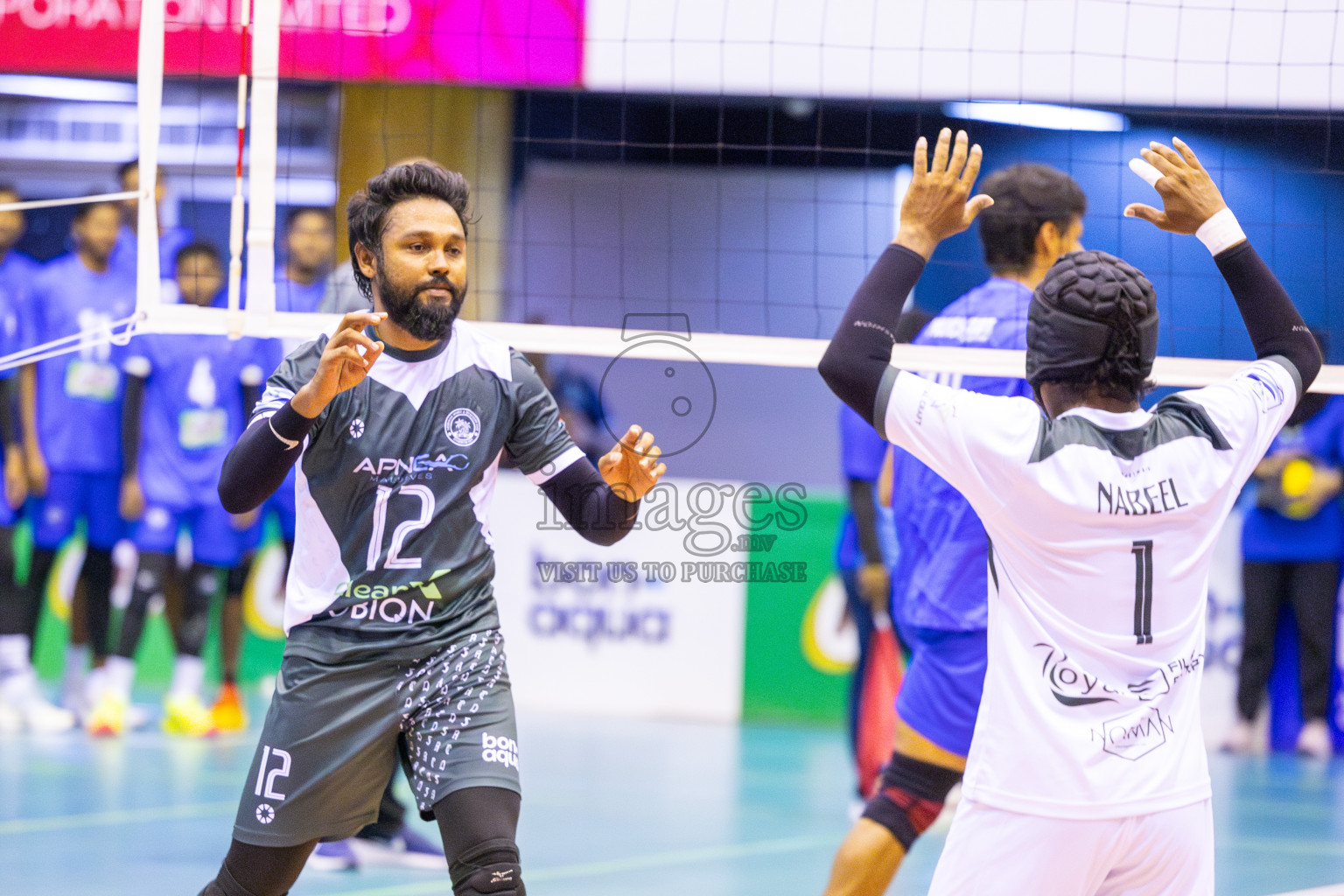 Dhadimagu Sports and Recreation vs Police Club in Day 2 of MILO VAM Cup 2025 held in Male', Maldives on Thursday, 26th June2025 at Social Center Indoor Hall 
Photos By: Ismail Thoriq / images.mv