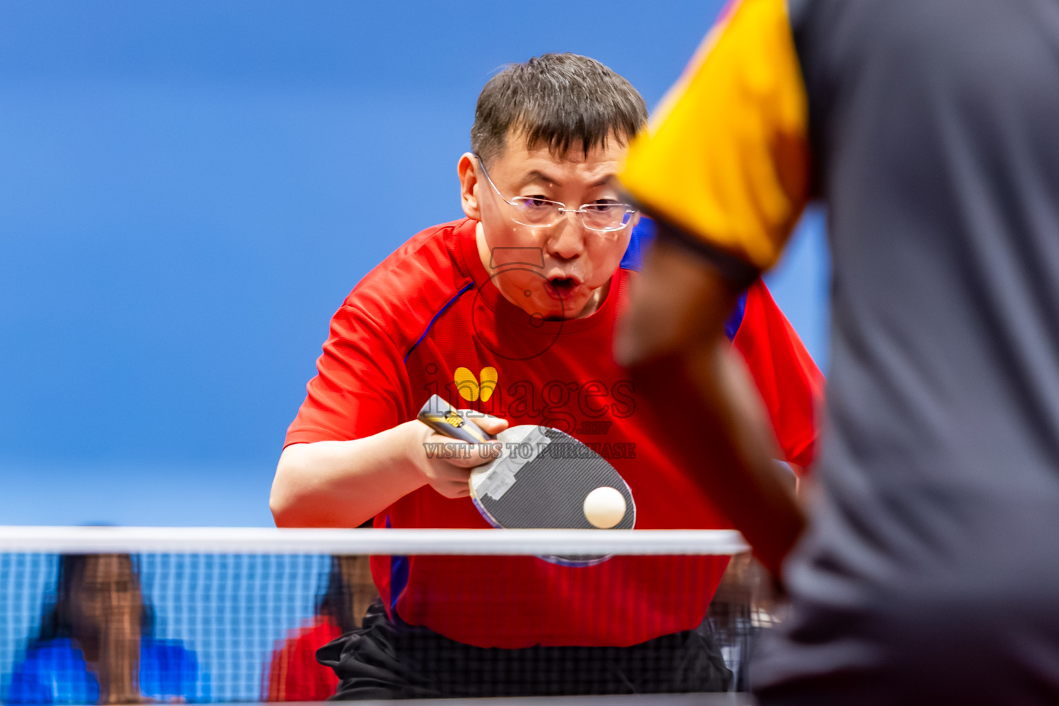 Day 4 of 1st Thoddoo Masters Table Tennis Tournament was held on Sunday, 24th August 2025 in AA Thoddoo, Maldives. Photos: Nausham Waheed / images.mv