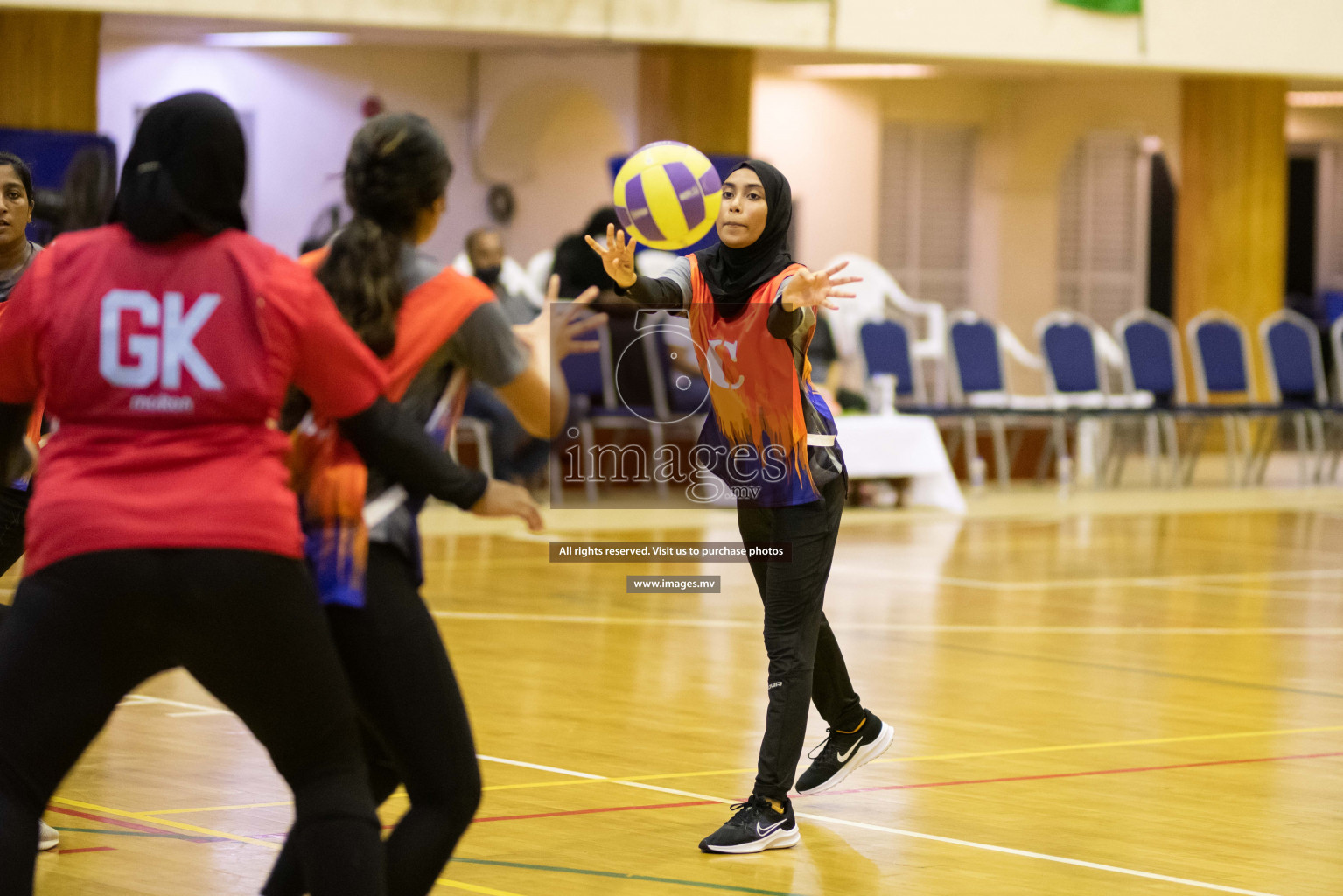 Milo National Netball Tournament 1st December 2021 at Social Center Indoor Court, Male, Maldives. Photos: Maanish/ Images Mv