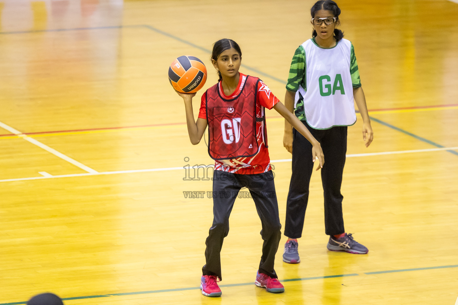 Day 14 of 25th Inter-School Netball Tournament was held in Social Center at Male', Maldives on Sunday, 25th August 2024. Photos: Hasni / images.mv