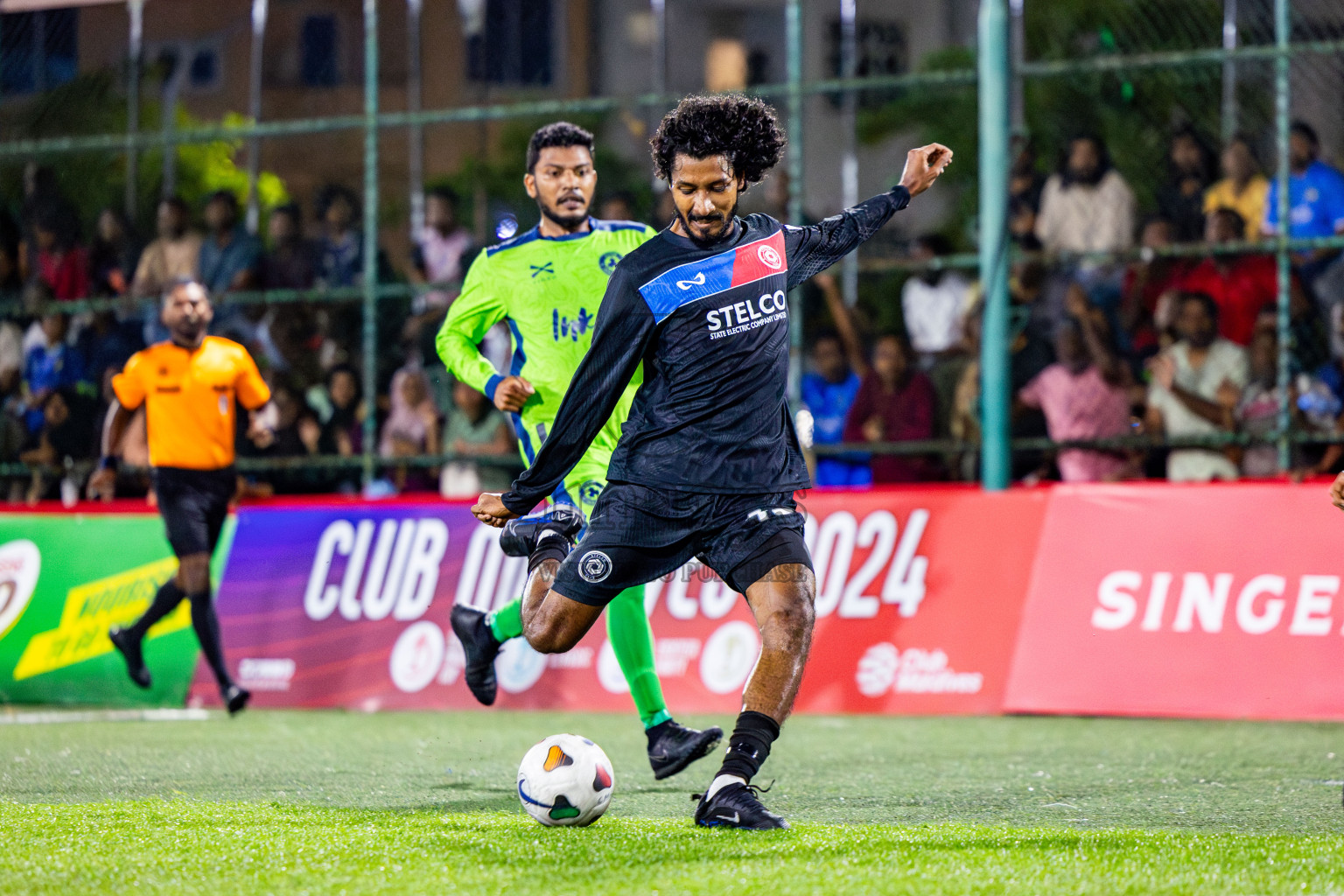 Stelco rc vs Club Immigration in Round of 16 of Club Maldives Cup 2024 held in Rehendi Futsal Ground, Hulhumale', Maldives on Monday, 7th October 2024. Photos: Nausham Waheed / images.mv