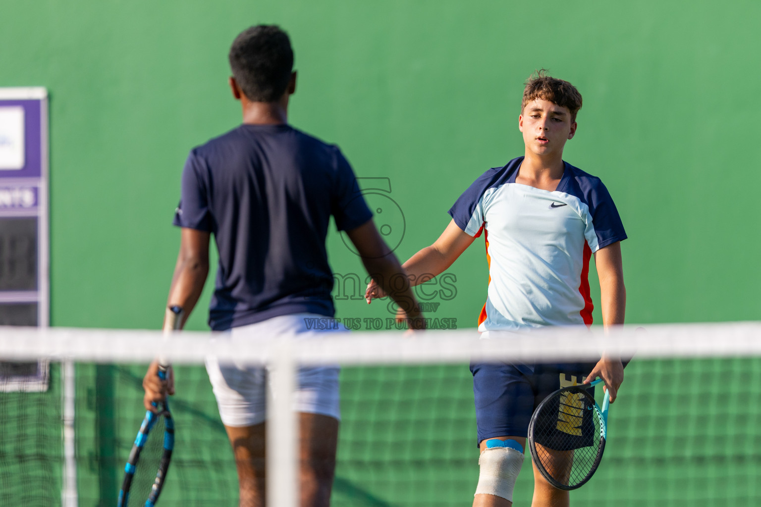 Day 3 of ATF Maldives Junior Open Tennis was held in Male' Tennis Court, Male', Maldives on Wednesday, 11th December 2024. Photos: Ismail Thoriq / images.mv