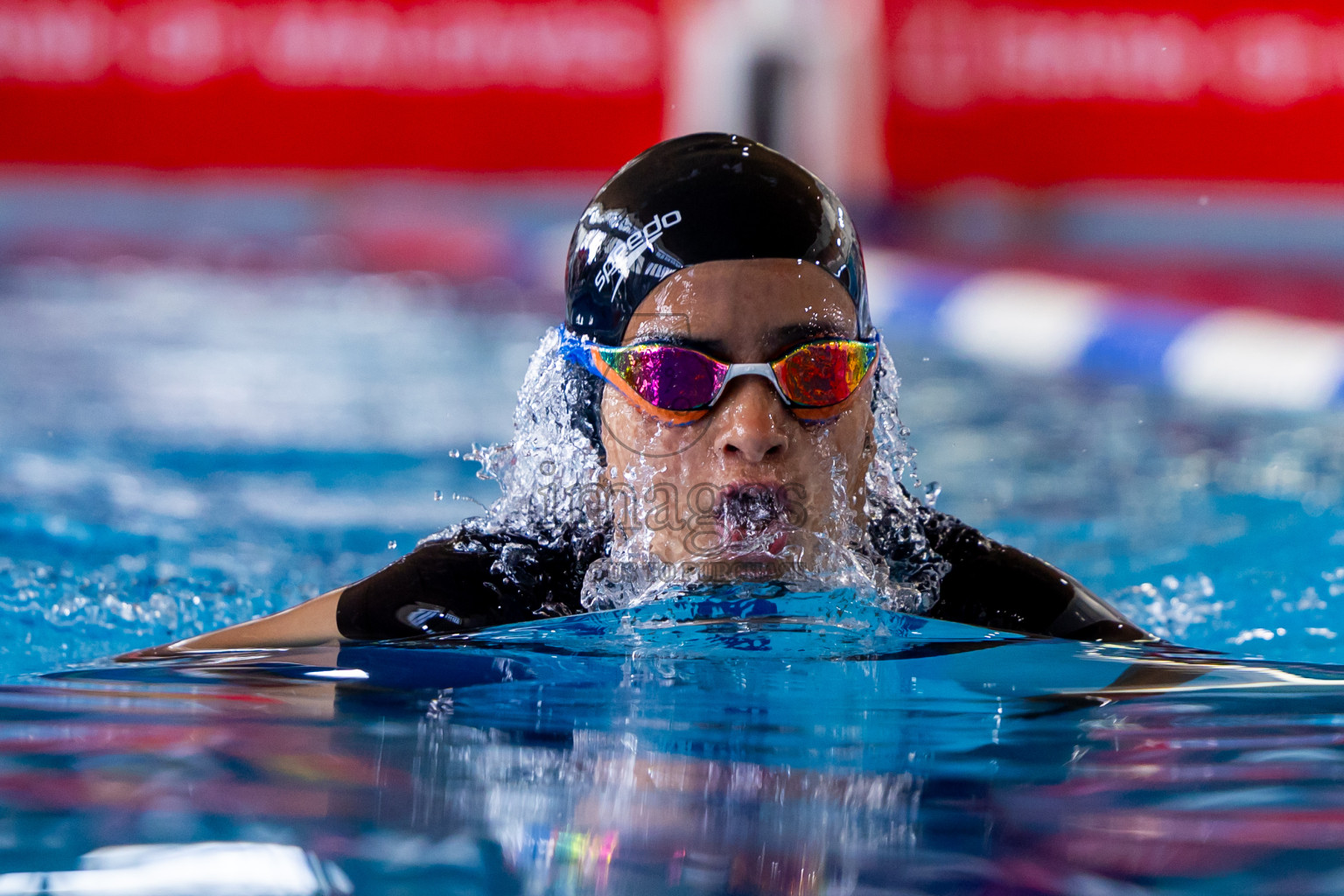 Day 2 of 20th Inter-school Swimming Competition 2024 held in Hulhumale', Maldives on Sunday, 13th October 2024. Photos: Nausham Waheed / images.mv