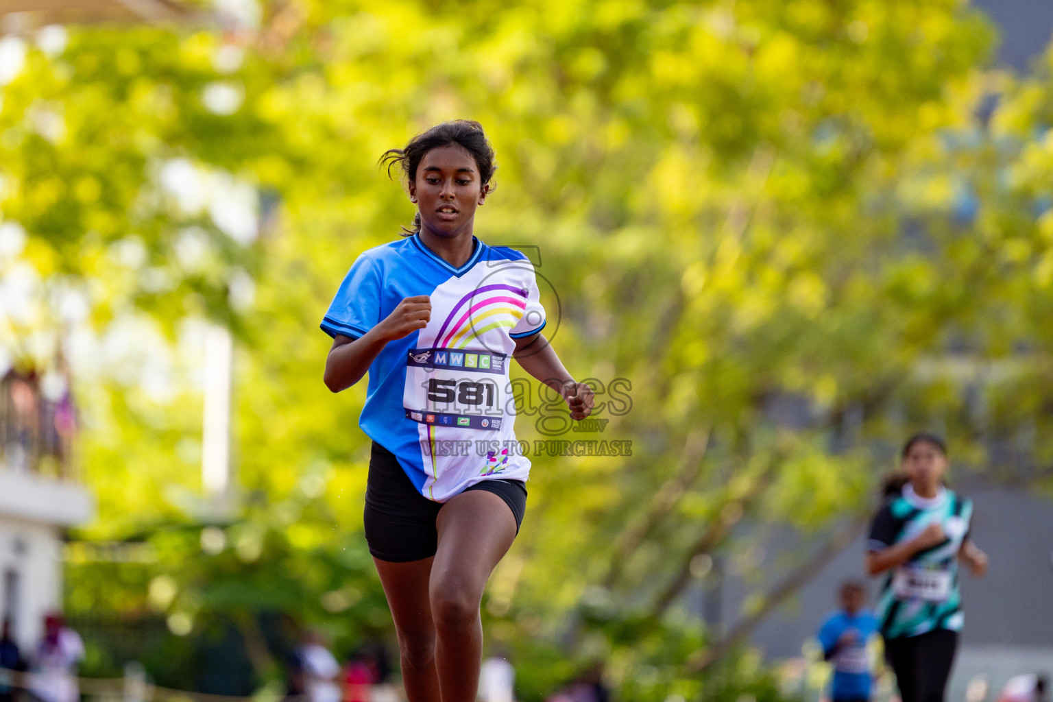 Day 1 of MWSC Interschool Athletics Championships 2024 held in Hulhumale Running Track, Hulhumale, Maldives on Saturday, 9th November 2024. 
Photos by: Ismail Thoriq, Hassan Simah / Images.mv