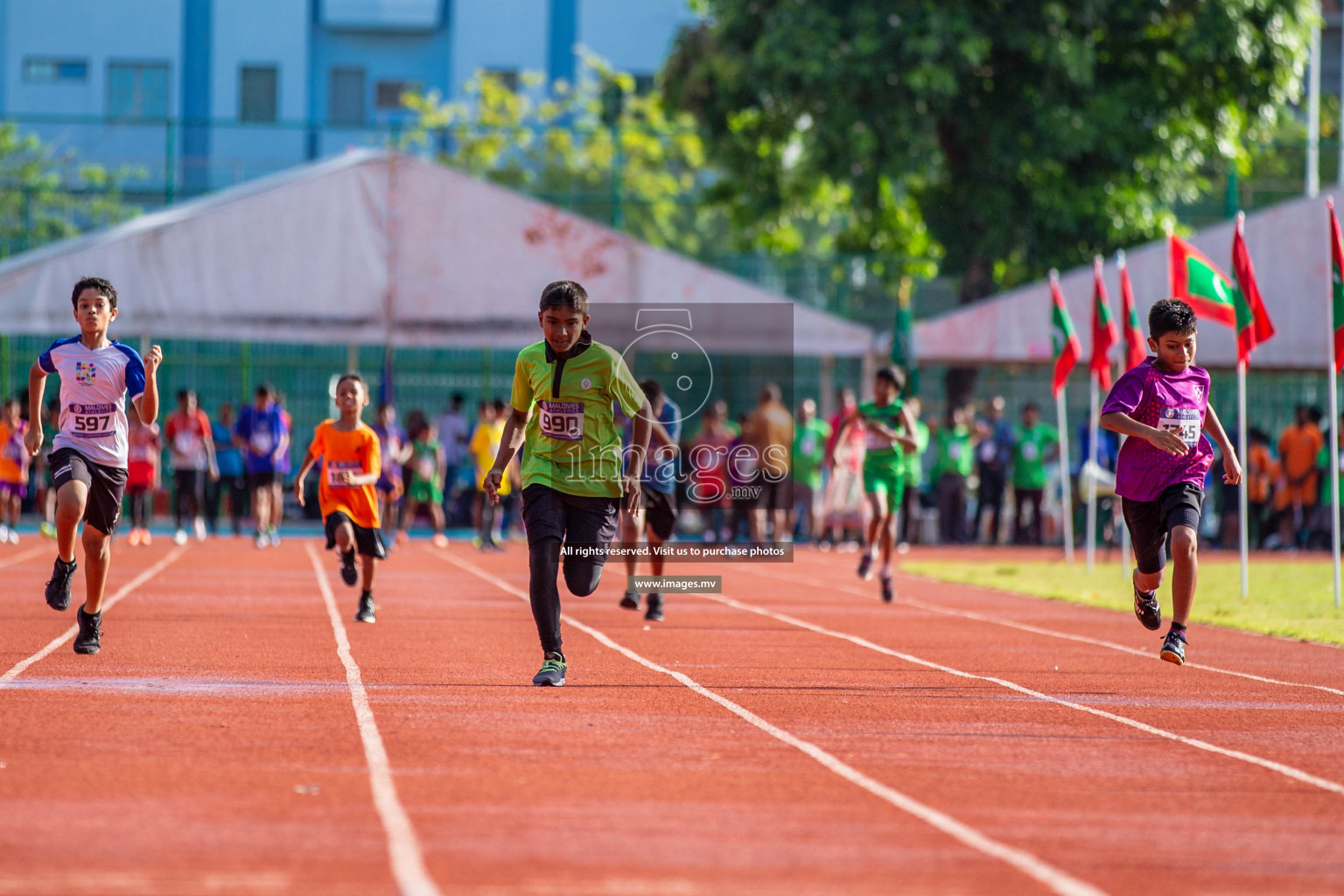 Day 1 of Inter-School Athletics Championship held in Male', Maldives on 22nd May 2022. Photos by: Maanish / images.mv