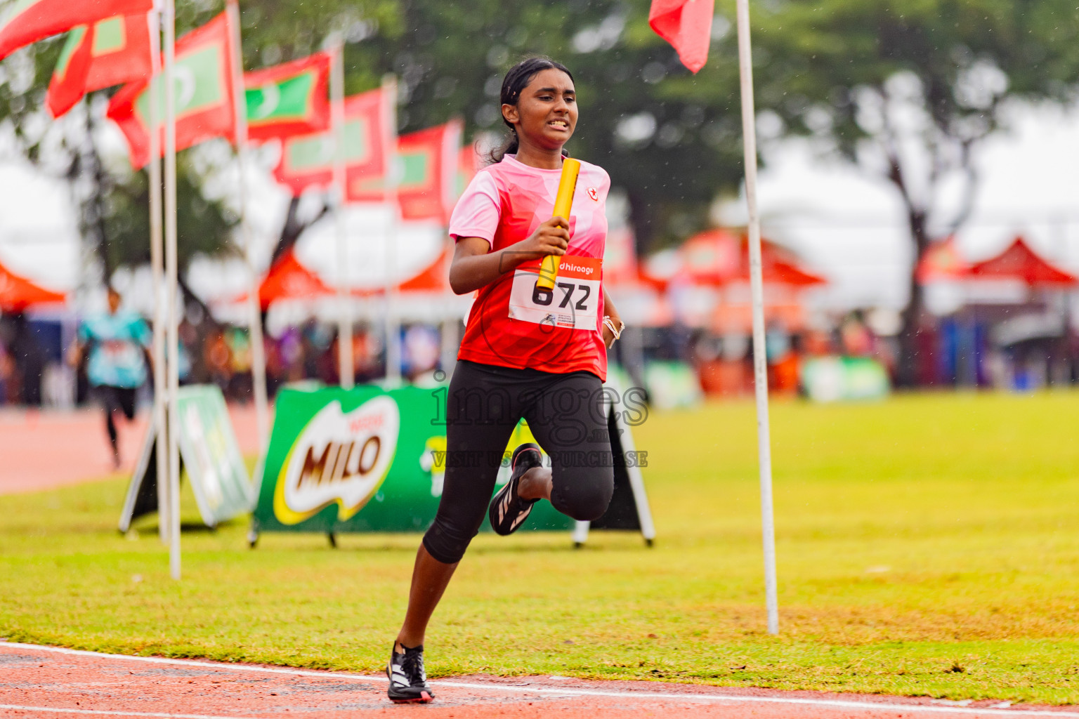 Day 6 of Inter-school Athletics Championship 2025 held in Ekuveni Synthetic Track, Male', Maldives on Sunday, 12th October 2025. Photos by: Areef Adam / Images.mv