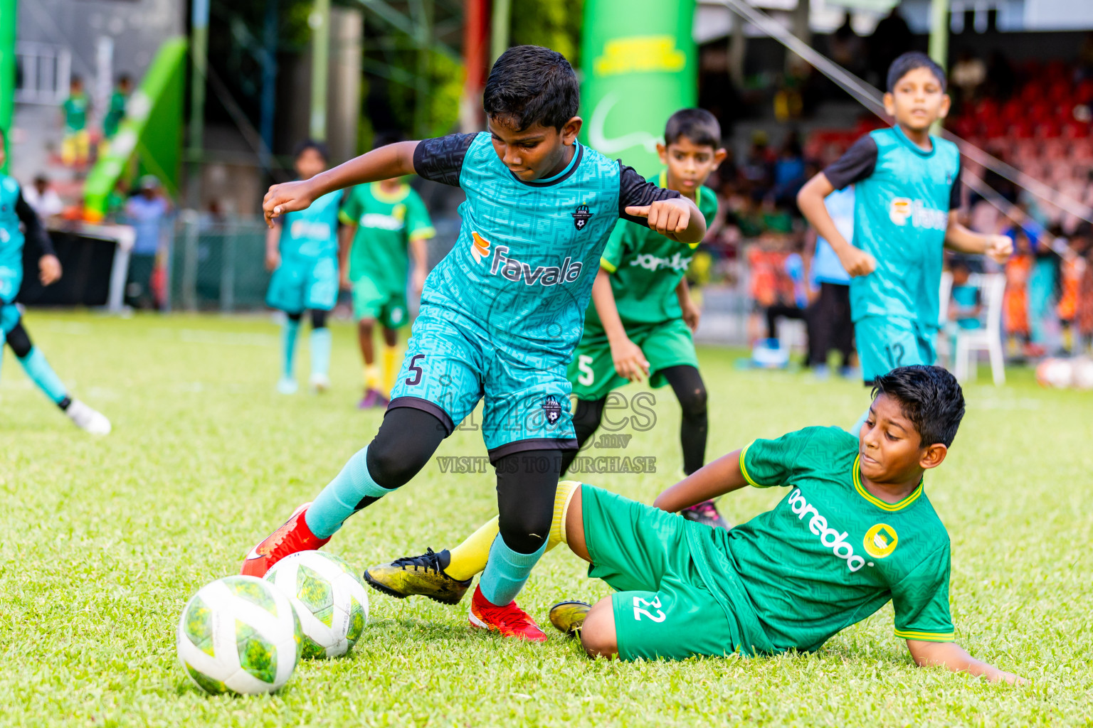 Day 1 of Under 10 MILO Academy Championship 2024 was held at National Stadium in Male', Maldives on Friday, 26th April 2024. Photos: Nausham Waheed / images.mv