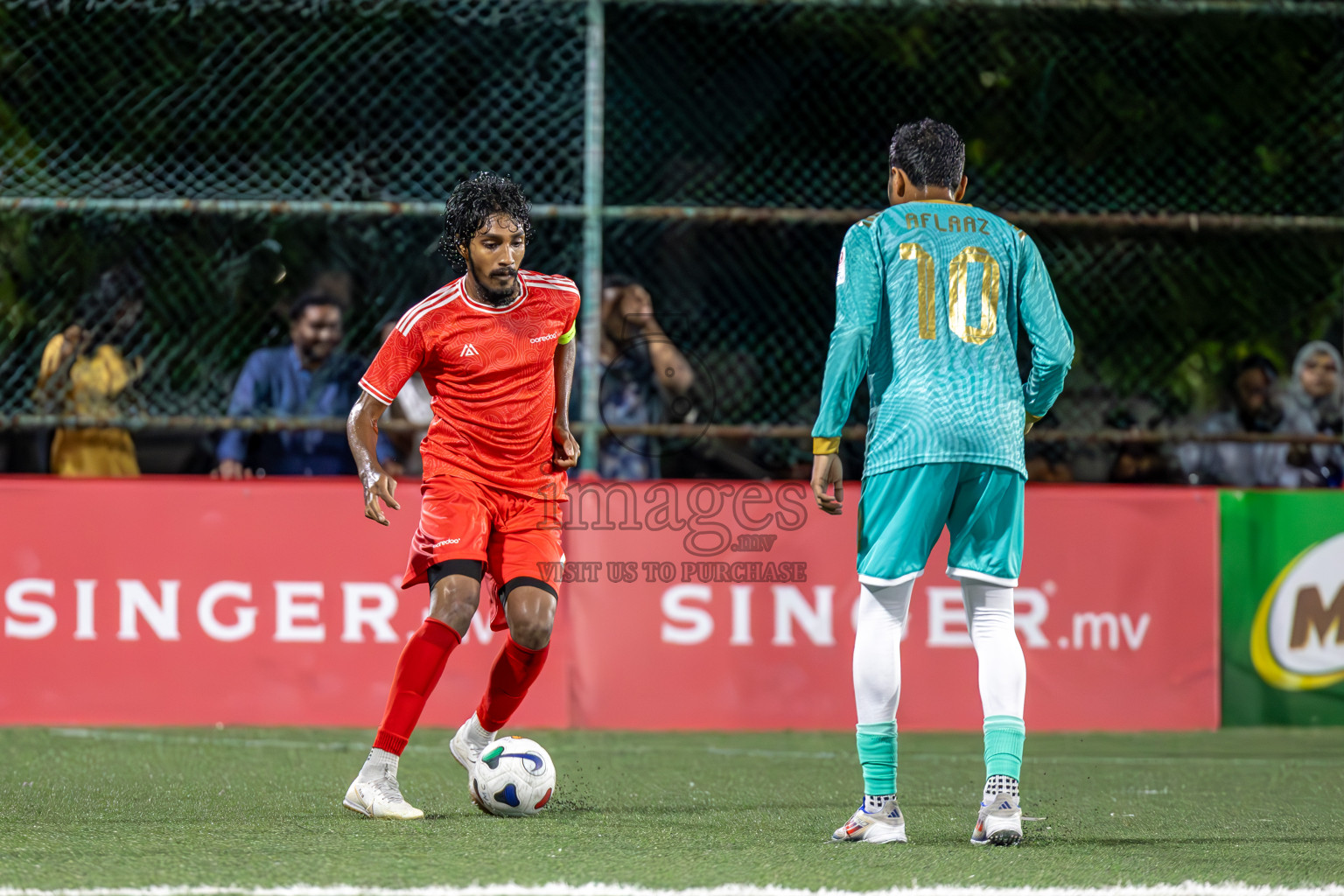 Maldivian vs Ooredoo in Club Maldives Cup 2024 held in Rehendi Futsal Ground, Hulhumale', Maldives on Thursday, 3rd October 2024.
Photos: Ismail Thoriq / images.mv