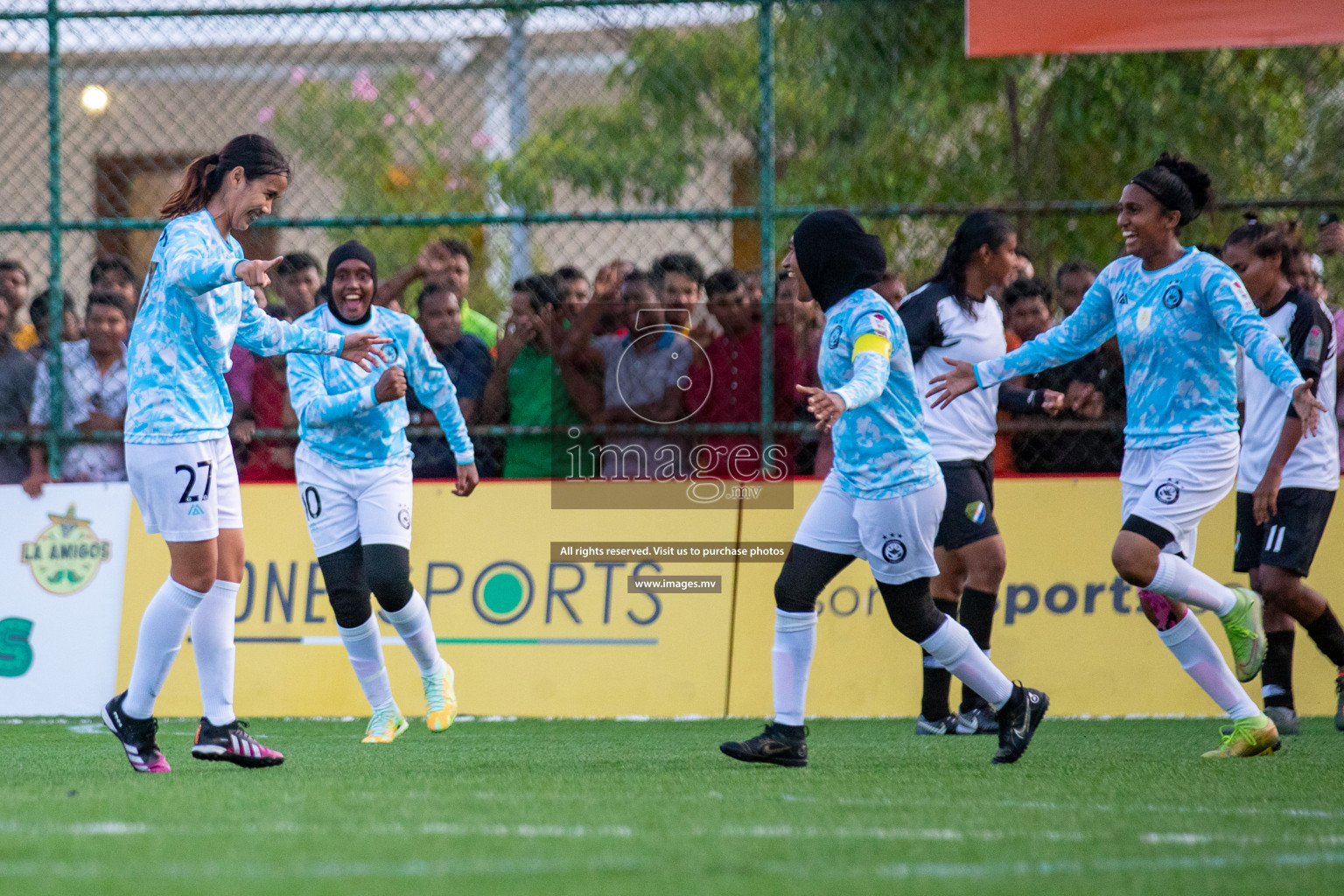 MPL vs DSC in Eighteen Thirty Women's Futsal Fiesta 2022 was held in Hulhumale', Maldives on Monday, 17th October 2022. Photos: Hassan Simah, Mohamed Mahfooz Moosa / images.mv