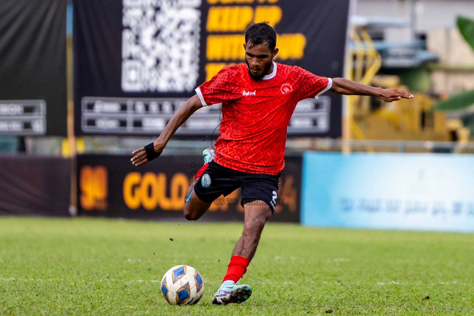 Eydhafushi vs Male' in Semi Finals of Gold Cup 2024 held at National Football Stadium on Saturday, 21st December 2024. Photos: Nausham Waheed / Images.mv