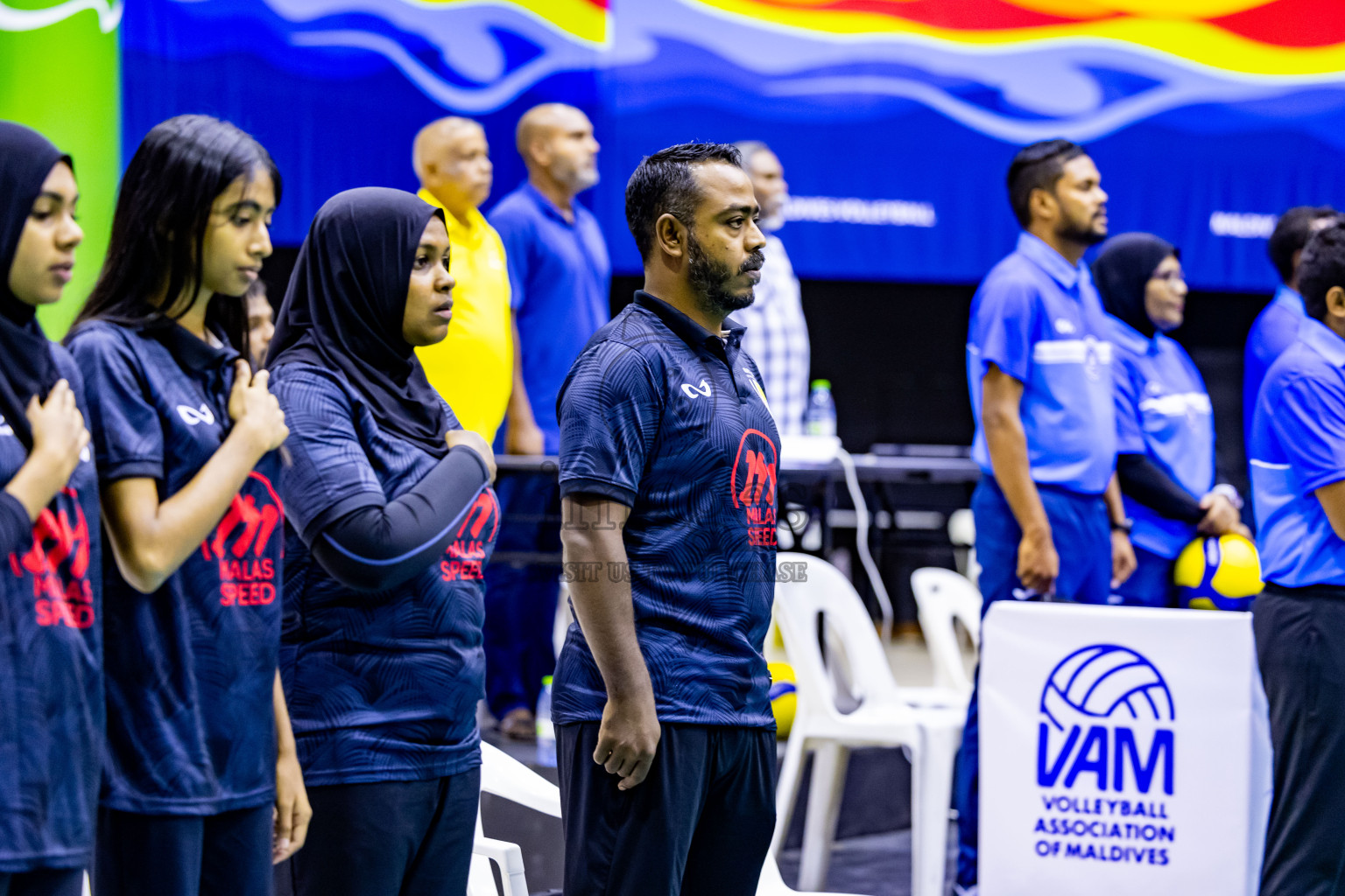 Semi Final of Women's Division of Milo VAM Cup 2024 held in Male', Maldives on Friday, 12th July 2024 at Social Center Indoor Hall Photos By: Nausham Waheed / images.mv