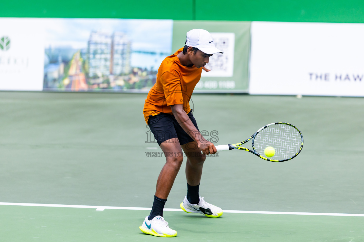 Day 5 of ATF Maldives Junior Open Tennis was held in Male' Tennis Court, Male', Maldives on Monday, 16th December 2024. Photos: Nausham Waheed/ images.mv