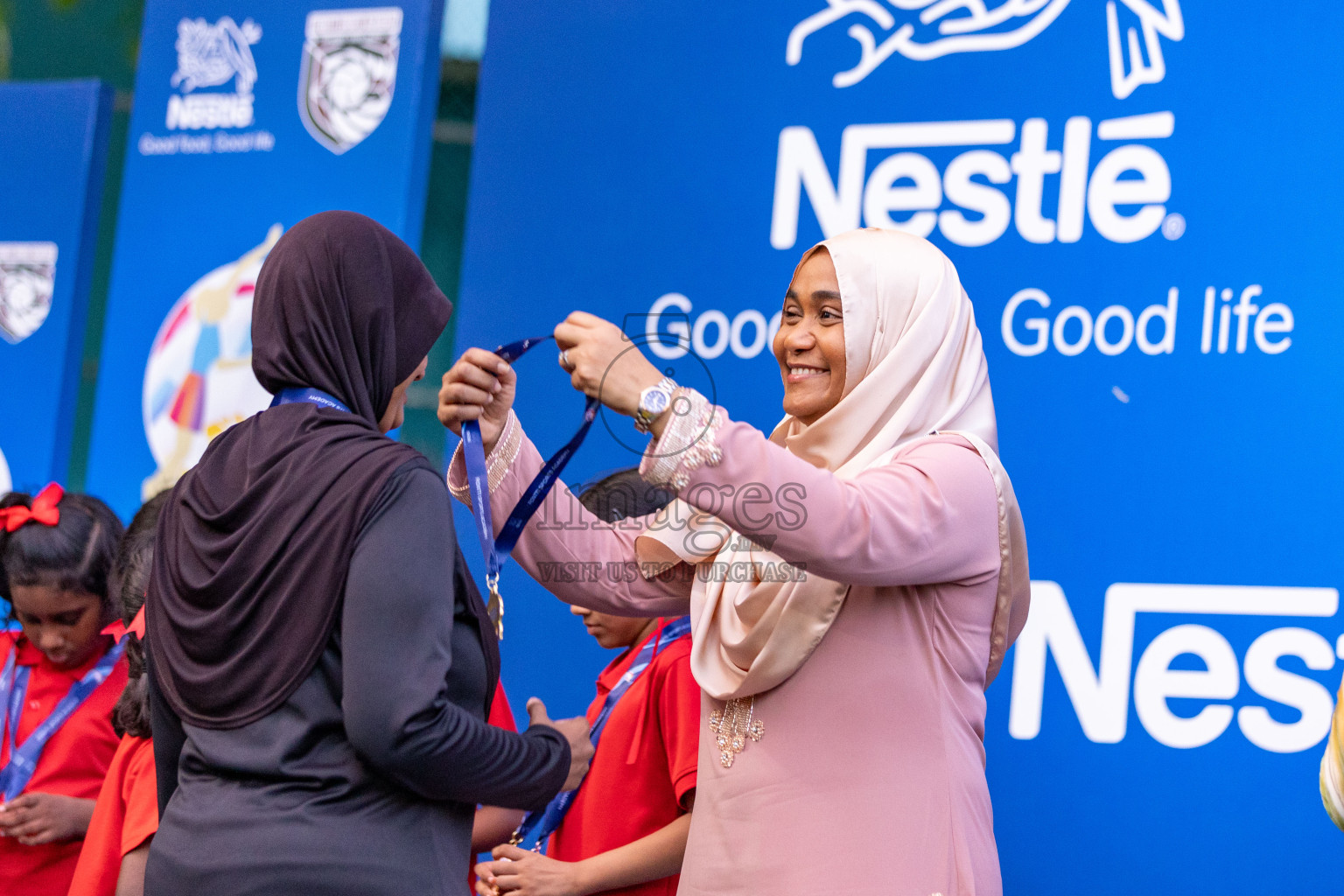 Day 3 of Nestle' Kids Netball Fest 2023 held in Henveyru Stadium, Male', Maldives on Saturday, 2nd December 2023.
Photos: Ismail Thoriq / images.mv