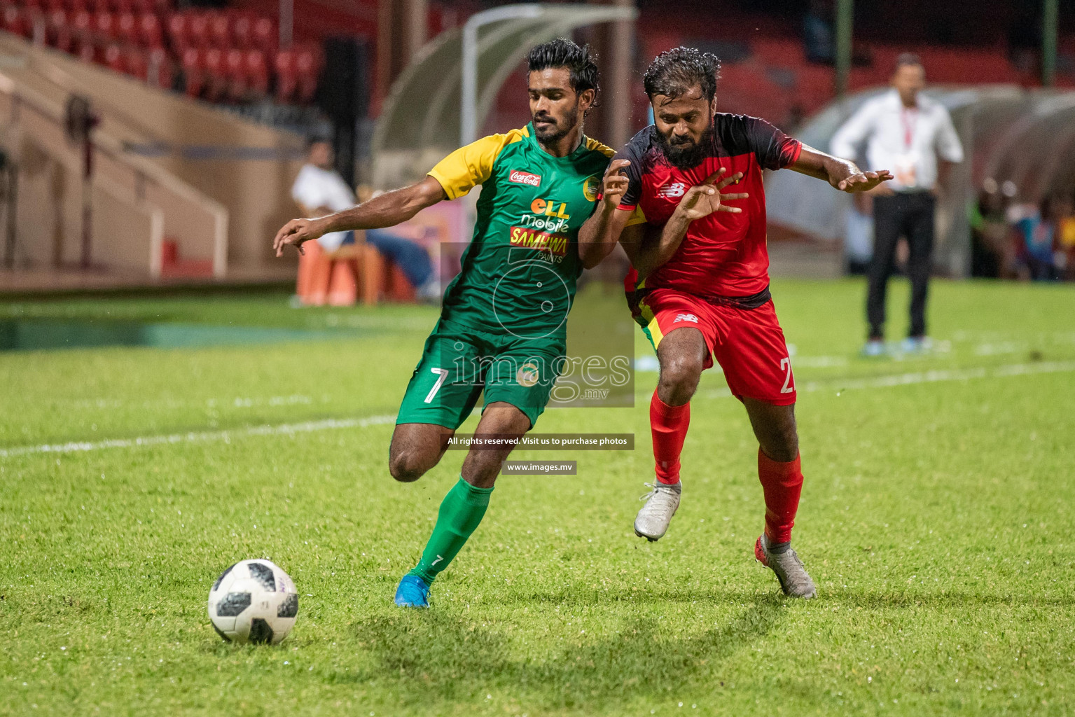 Maziya SRC vs Da Grande SC in Dhiraagu Dhivehi Premier League 2019, in Male' Maldives on 18th Sep 2019. Photos:Suadh Abdul Sattar / images.mv
