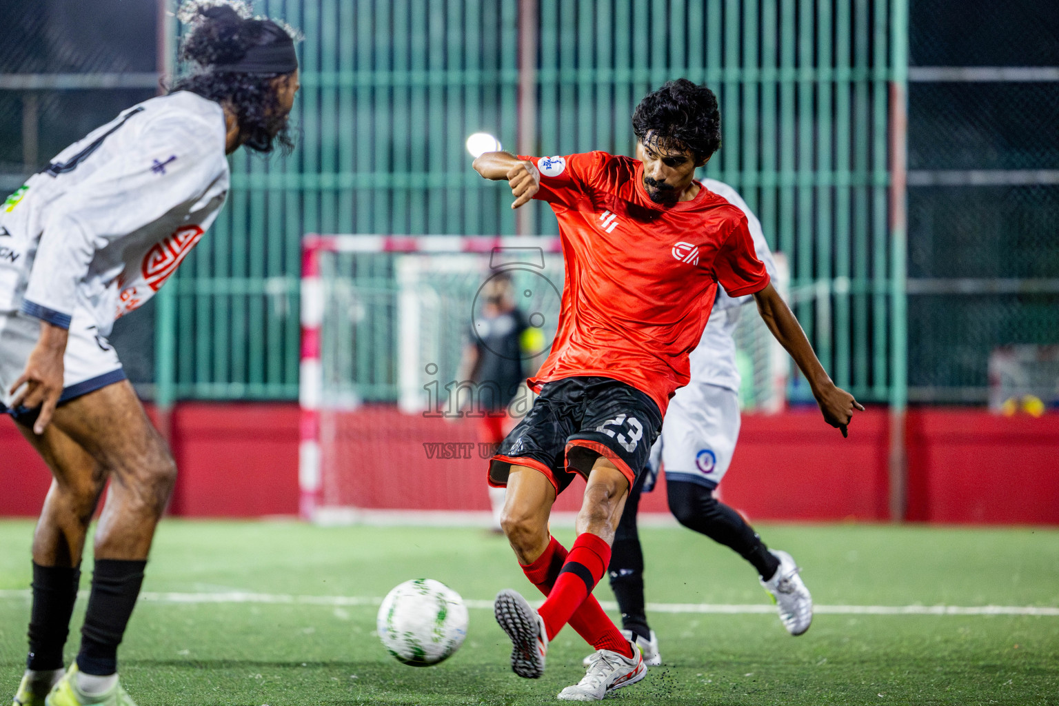 Club Aasandha vs Kulhivaru Vuzaara in Day 7 of Office League 2025 was held on Tuesday, 22nd April 2025 in Hulhumale', Maldives. Photos: Nausham Waheed / images.mv