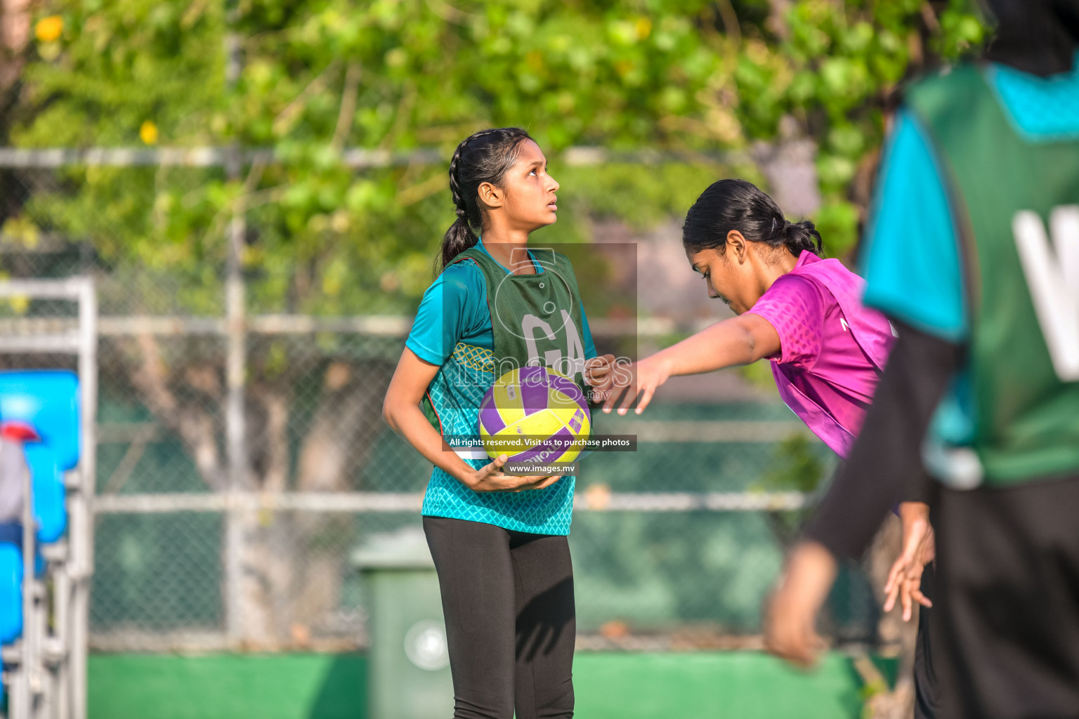 Day 11 of Junior Netball Championship 2022 held in Male', Maldives. Photos by Nausham Waheed