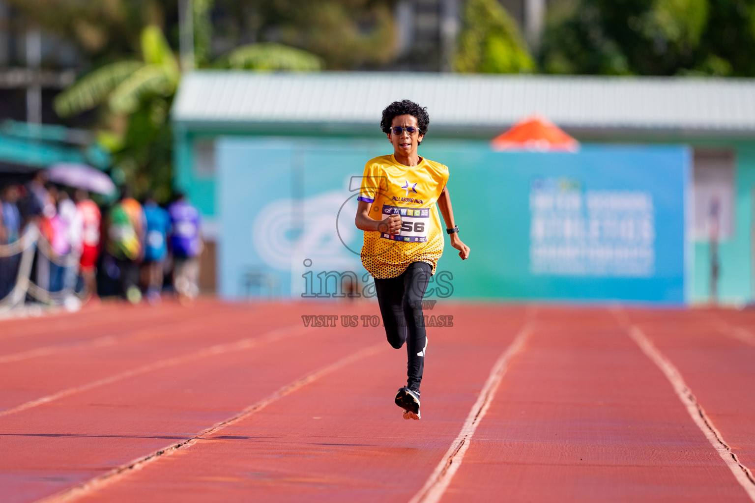 Day 3 of MWSC Interschool Athletics Championships 2024 held in Hulhumale Running Track, Hulhumale, Maldives on Monday, 11th November 2024. 
Photos by: Hassan Simah / Images.mv