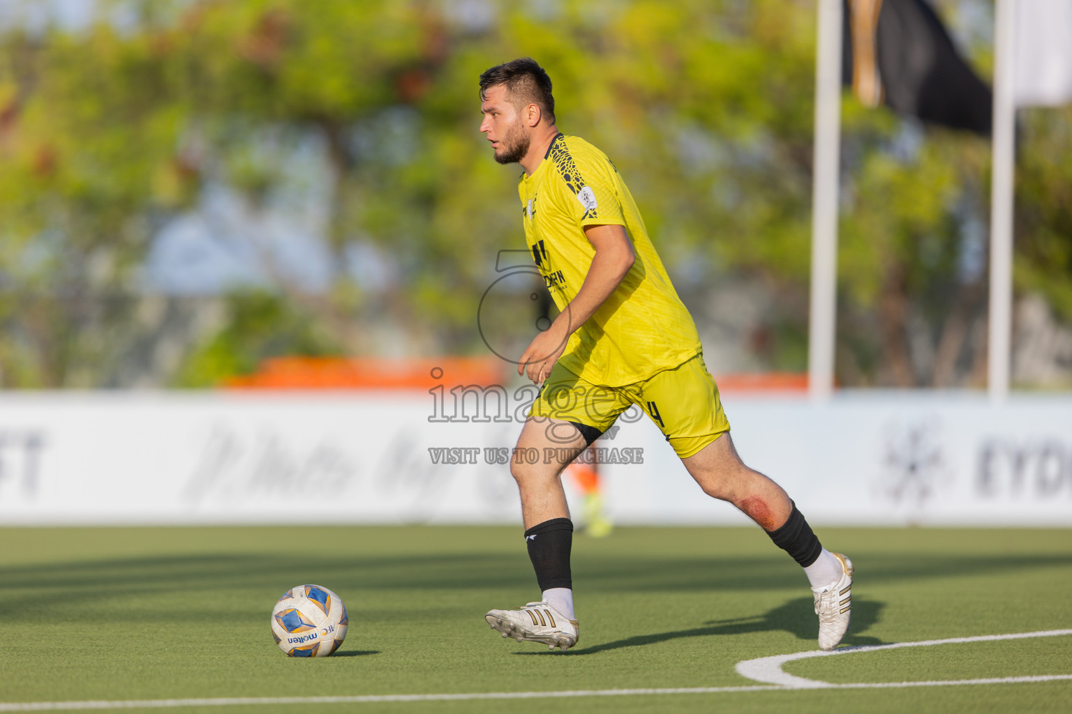 Velaa Sports Club vs Team Middle East in Day 3 of Eydhafushi Cup 2025 held in Eydhafushi Football Stadium at B. Eydhafushi, Maldives on Sunday, 7th September 2025. Photos: Arif Rasheed / images.mv