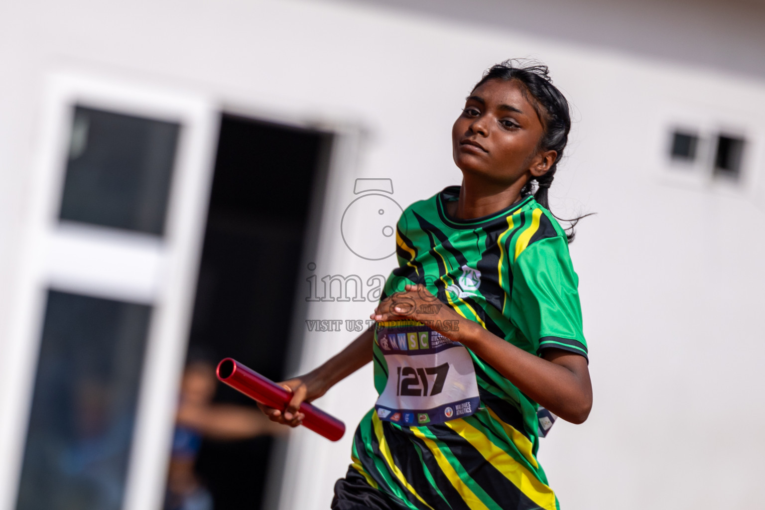 Day 6 of MWSC Interschool Athletics Championships 2024 held in Hulhumale Running Track, Hulhumale, Maldives on Thursday, 14th November 2024. Photos by: Ismail Thoriq / Images.mv