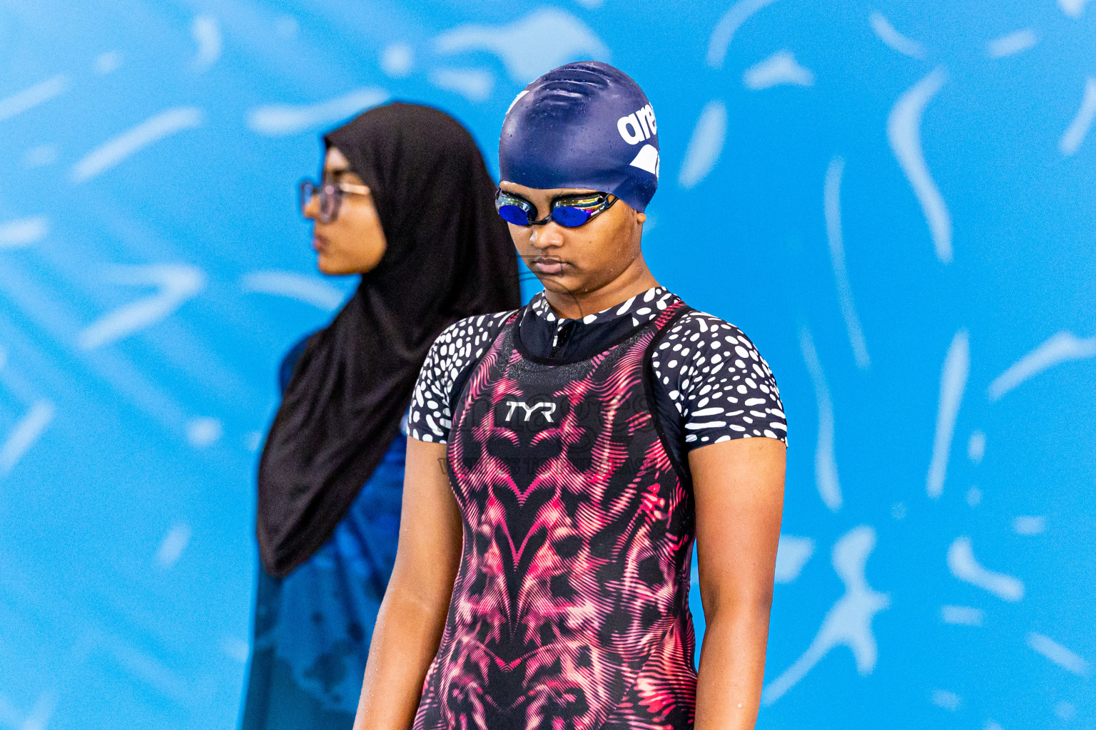 Day 5 of 1st National Short Course Swimming Competition held in Hulhumale', Maldives on Wednesday, 18th June 2025. Photos: Nausham Waheed / images.mv