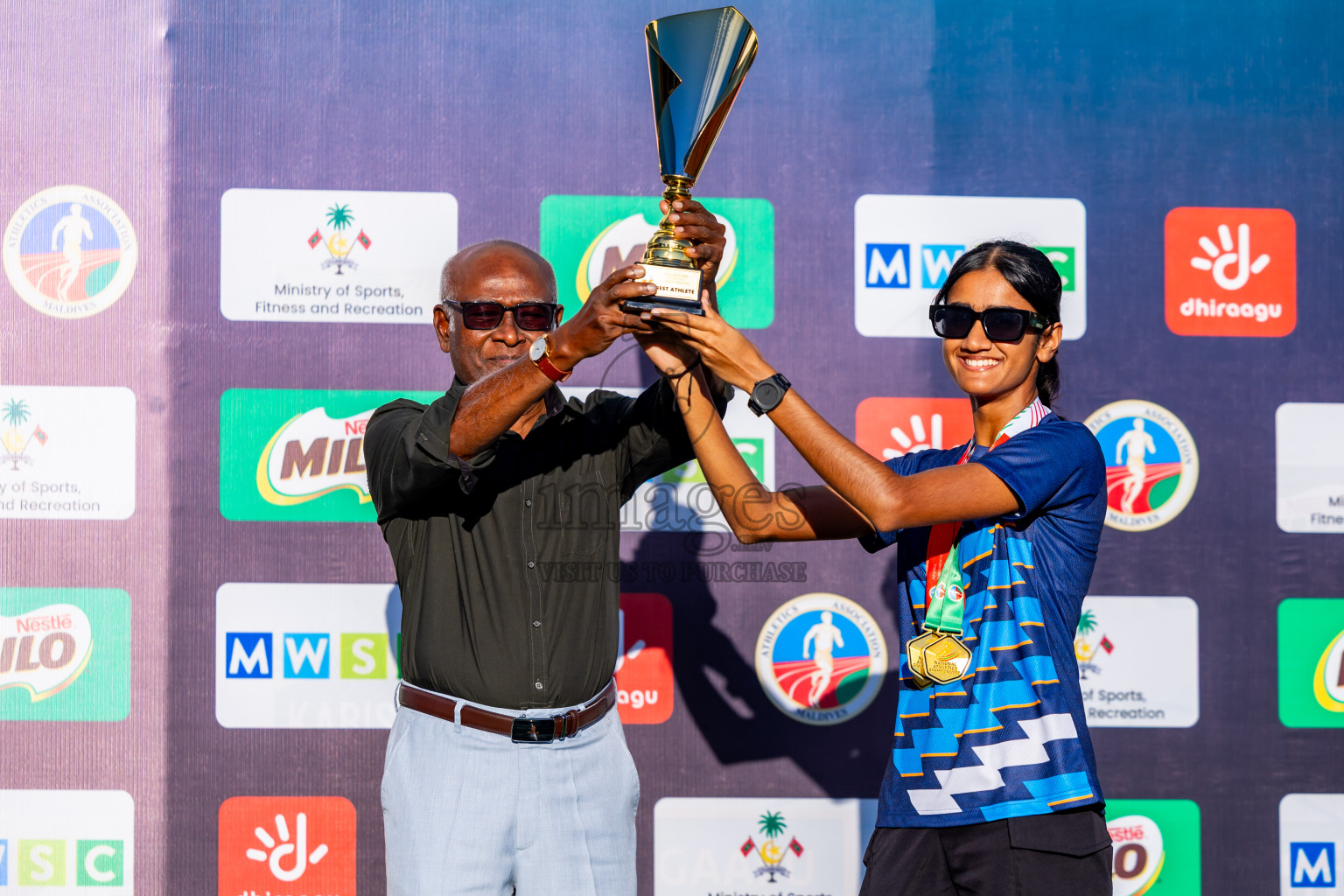 Day 3 of National Athletics Championship 2025 was held at Ekuveni Running Ground in Male', Maldives on Saturday, 16th August 2025. Photos: Nausham Waheed / images.mv