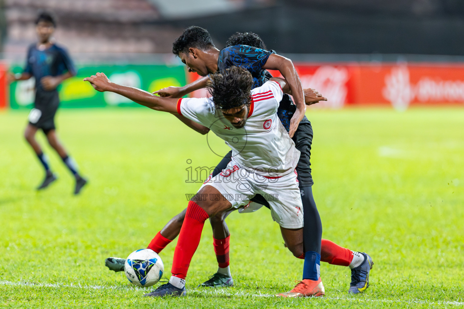 Buru Sports Club vs Super United Sports in Under 19 Youth Championship 2024  was held at National Stadium in Male', Maldives on Sunday, 9th June 2024. Photos: Mohamed Mahfooz Moosa / images.mv