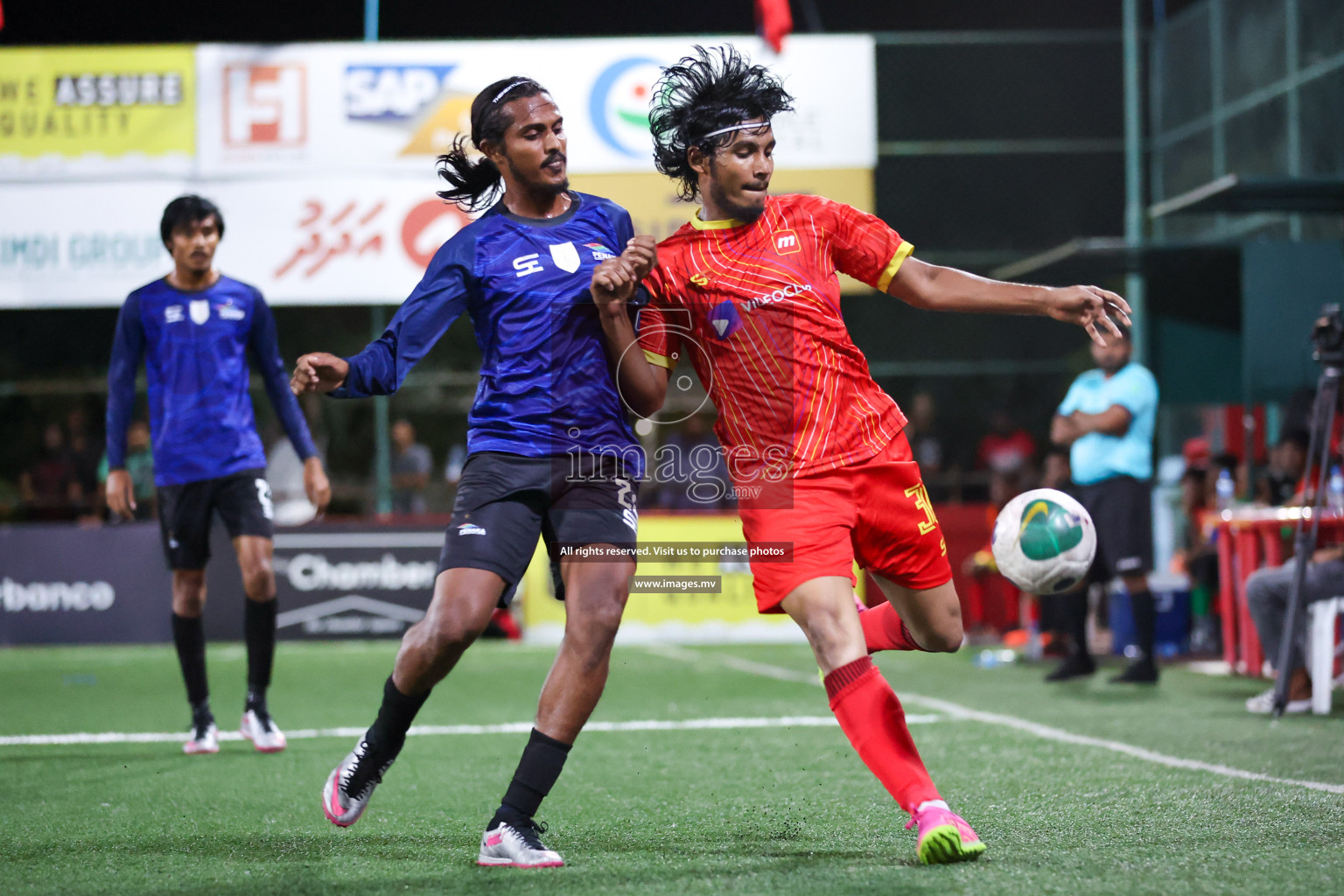 Team Fenaka vs Medianet in Club Maldives Cup 2023 held in Hulhumale, Maldives, on Sunday, 23rd July 2023 Photos: Nausham Waheed/ images.mv