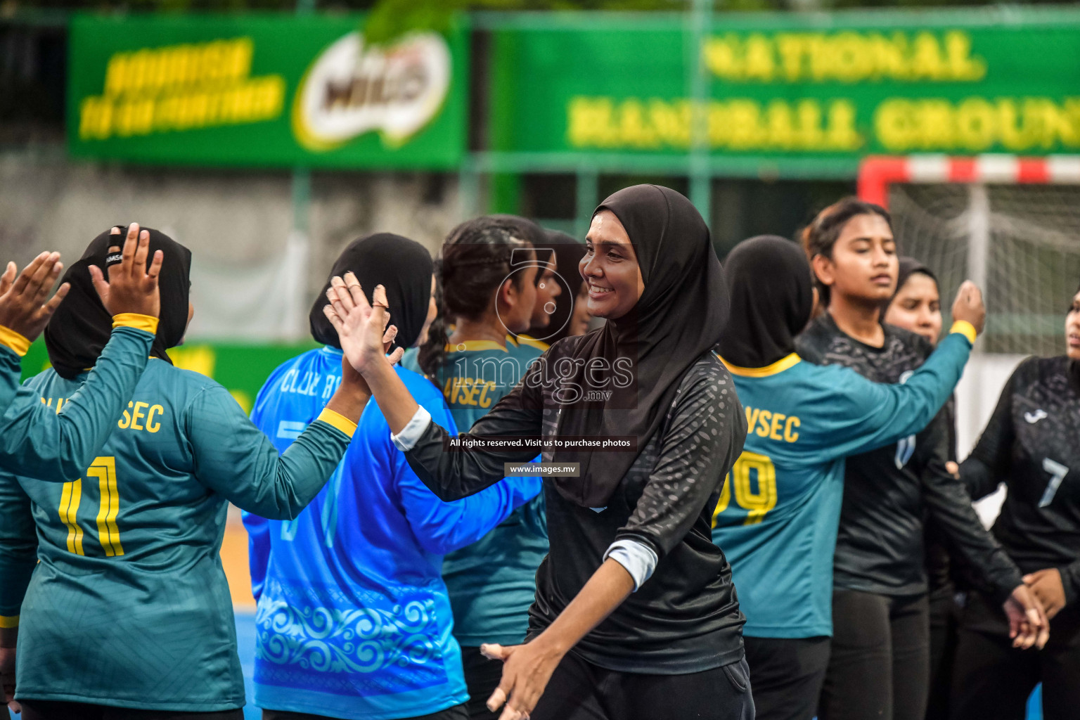 Day 10 of Milo 6th Inter Office Handball Tournament 2022 - Photos by Nausham Waheed