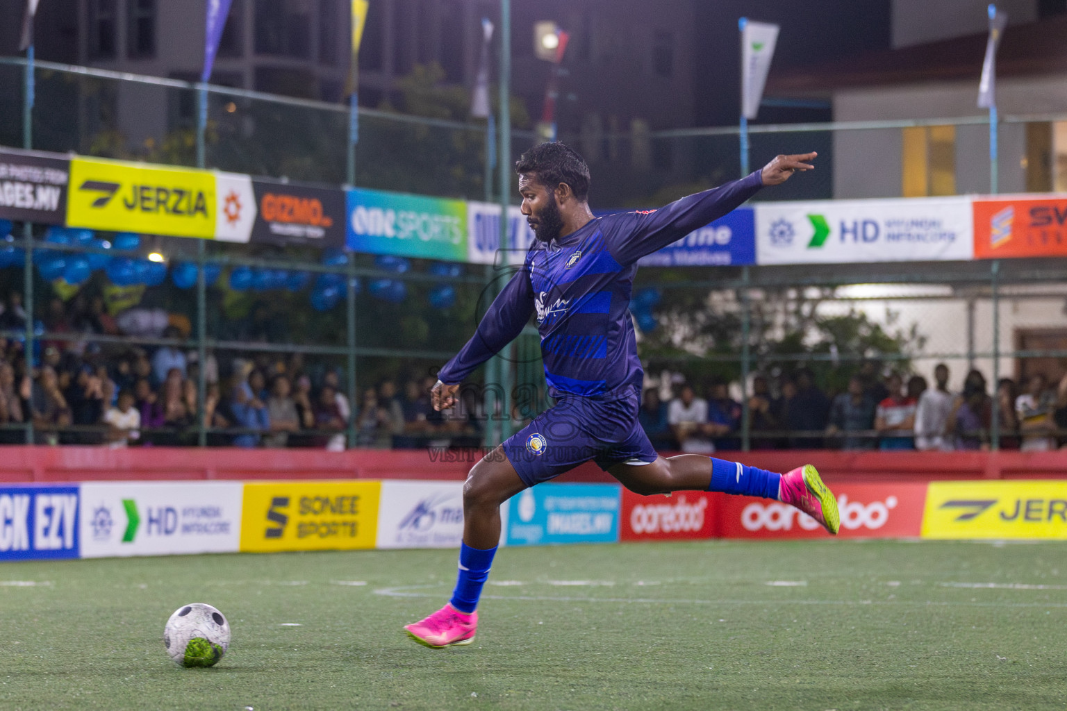 HA Baarah vs HA Utheemu in Day 5 of Golden Futsal Challenge 2024 was held on Friday, 19th January 2024, in Hulhumale', Maldives Photos: Mohamed Mahfooz Moosa / images.mv