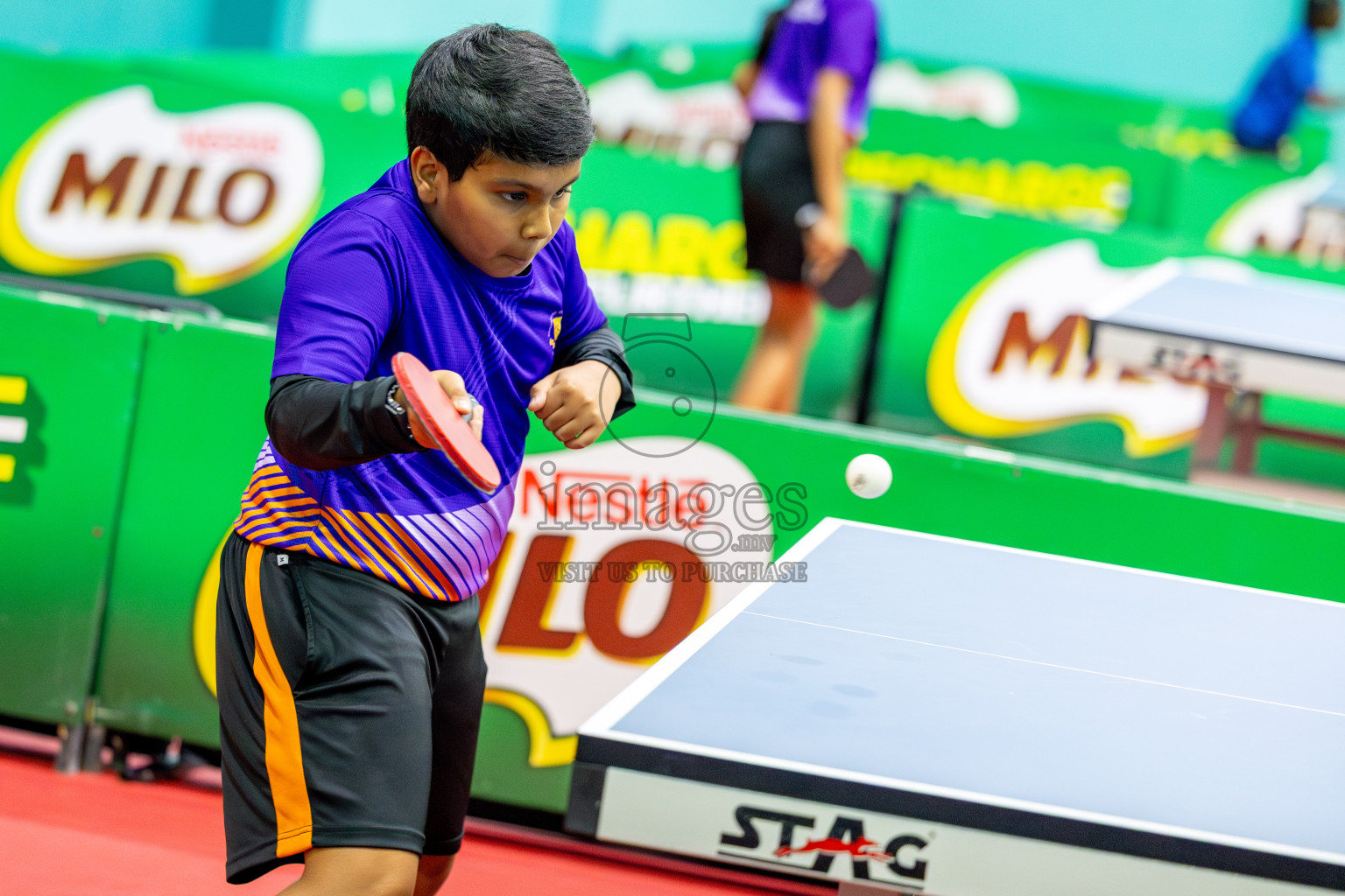 Day 2 of Interschool Table Tennis Tournament 2025 held at Male' TT Hall, Male', Maldives on Thursday, 15th May 2025. Photos By: Ismail Thoriq / images.mv