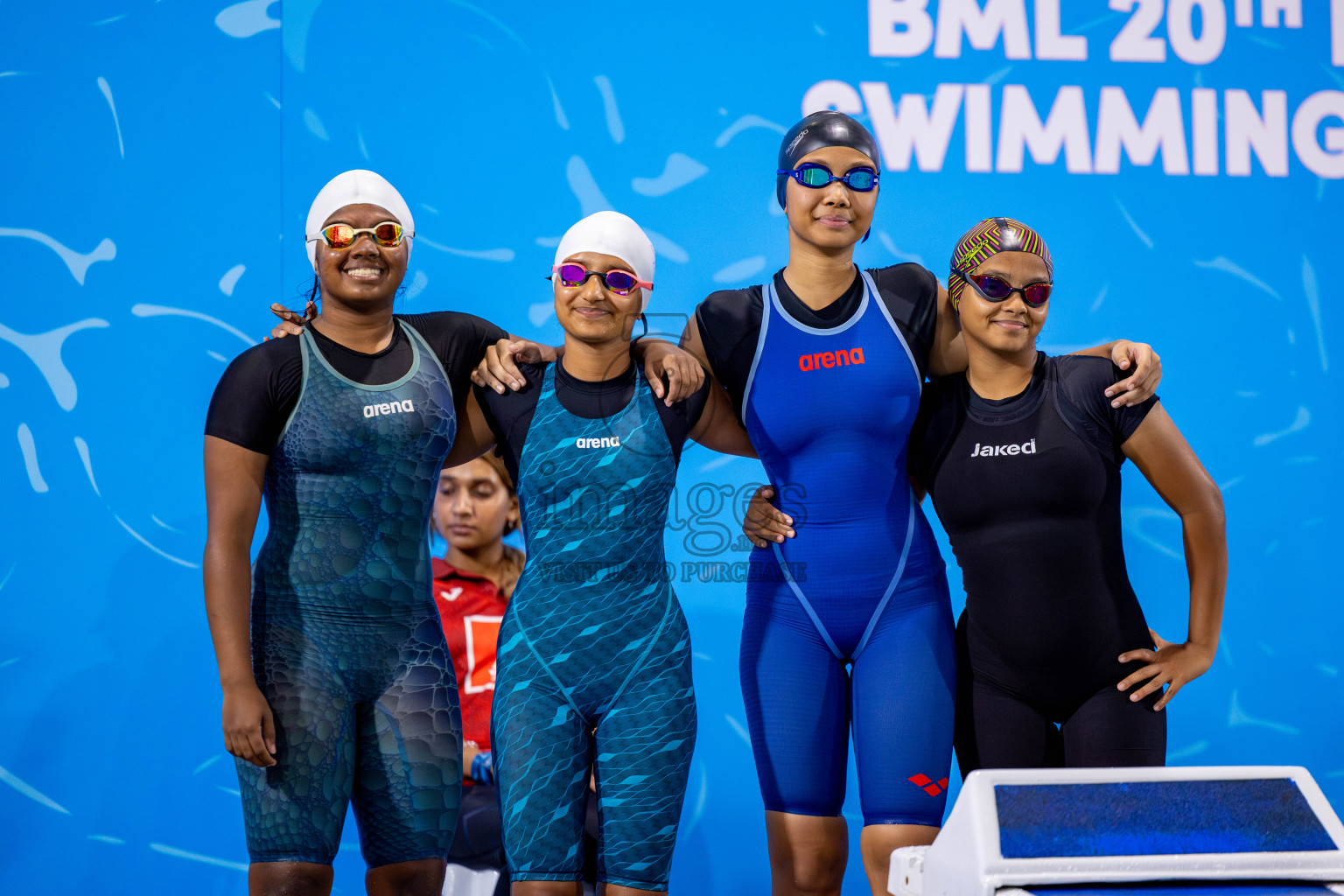 Day 4 of 20th Inter-school Swimming Competition 2024 held in Hulhumale', Maldives on Tuesday, 15th October 2024. Photos: Nausham Waheed / images.mv