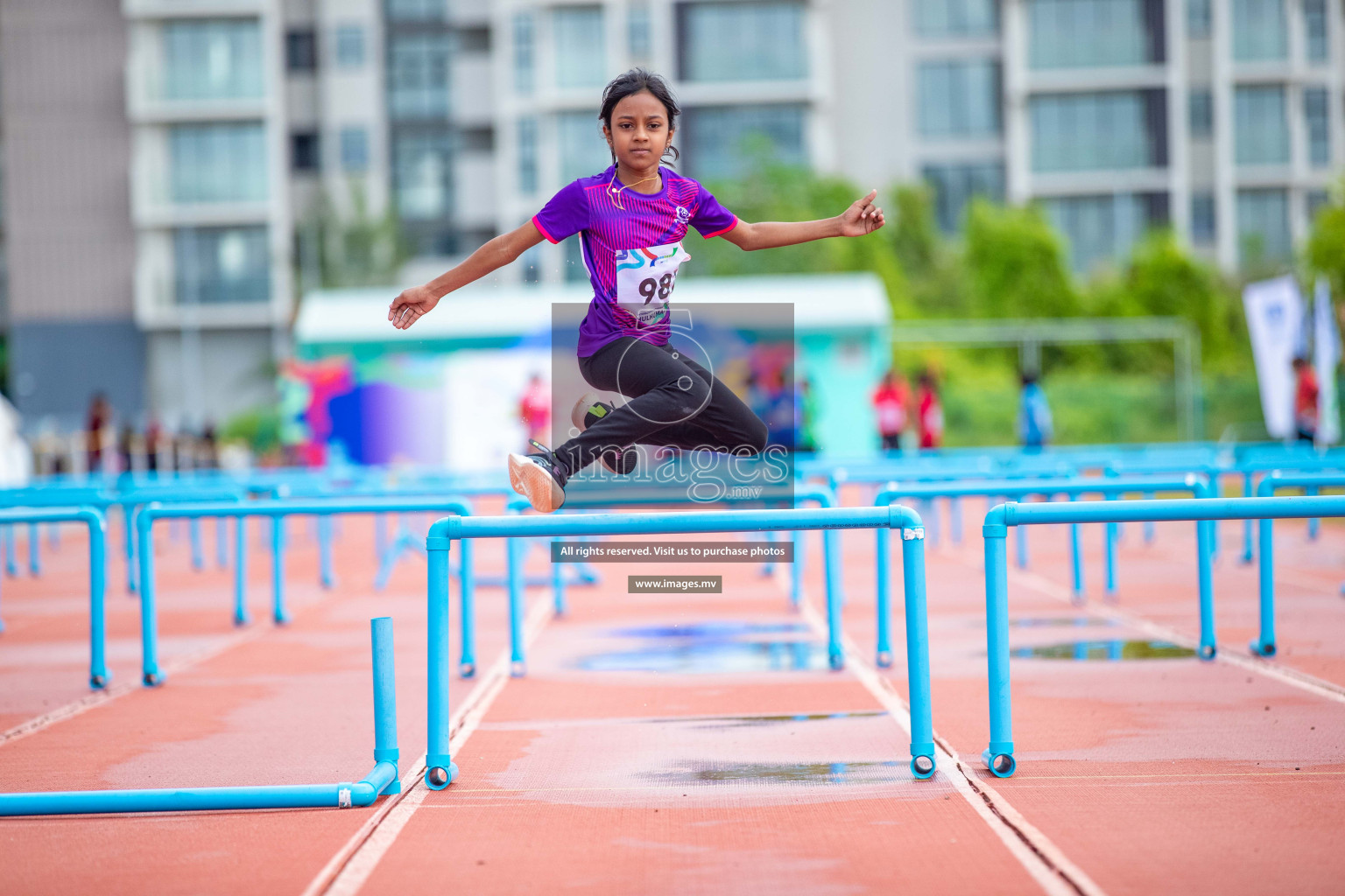 Day two of Inter School Athletics Championship 2023 was held at Hulhumale' Running Track at Hulhumale', Maldives on Sunday, 15th May 2023. Photos: Nausham Waheed / images.mv