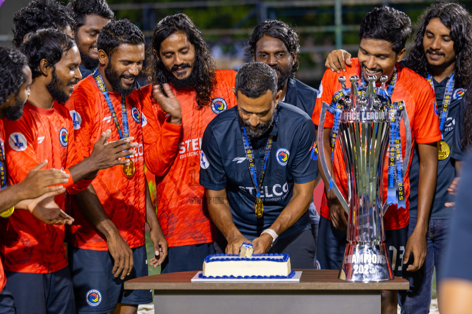 Police Club vs STELCO RC in the Final of Office League 2025 was held on Friday, 9th May 2025 in Hulhumale', Maldives. Photos: Ismail Thoriq / images.mv