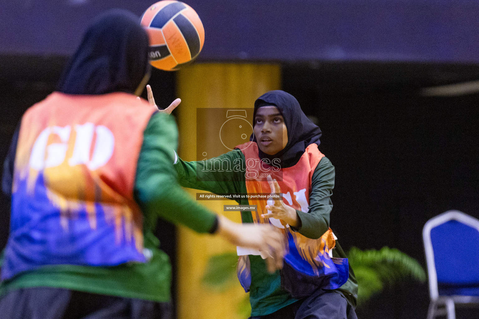 Day7 of 24th Interschool Netball Tournament 2023 was held in Social Center, Male', Maldives on 2nd November 2023. Photos: Nausham Waheed / images.mv