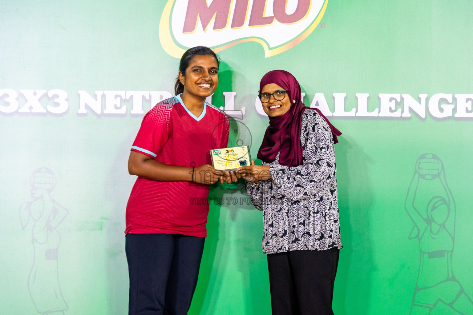 Final of MILO 3x3 Netball Challenge 2024 was held in Ekuveni Netball Court at Male', Maldives on Thursday, 20th March 2024. Photos: Nausham Waheed / images.mv